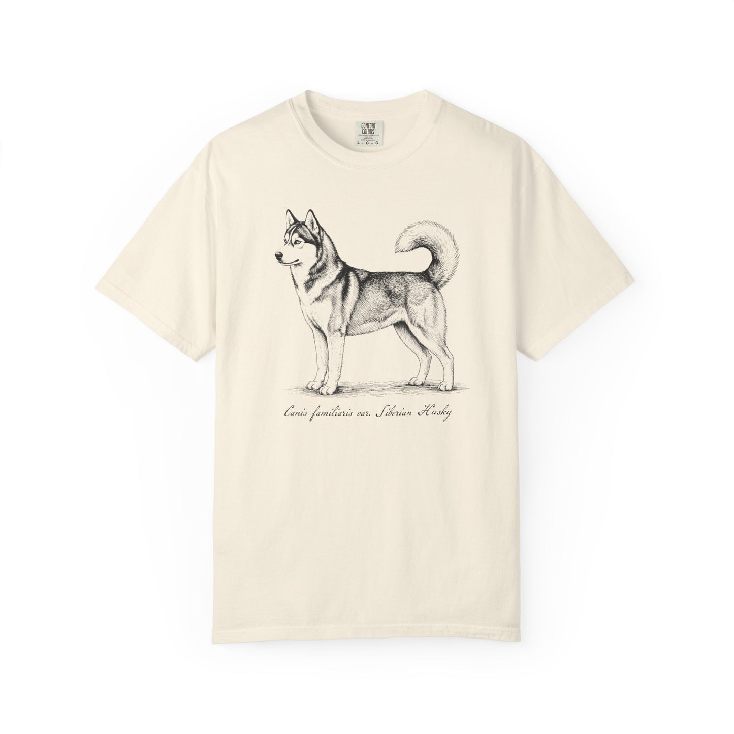 Naturalist’s Notes Siberian Husky T-Shirt from When Dogs Fly