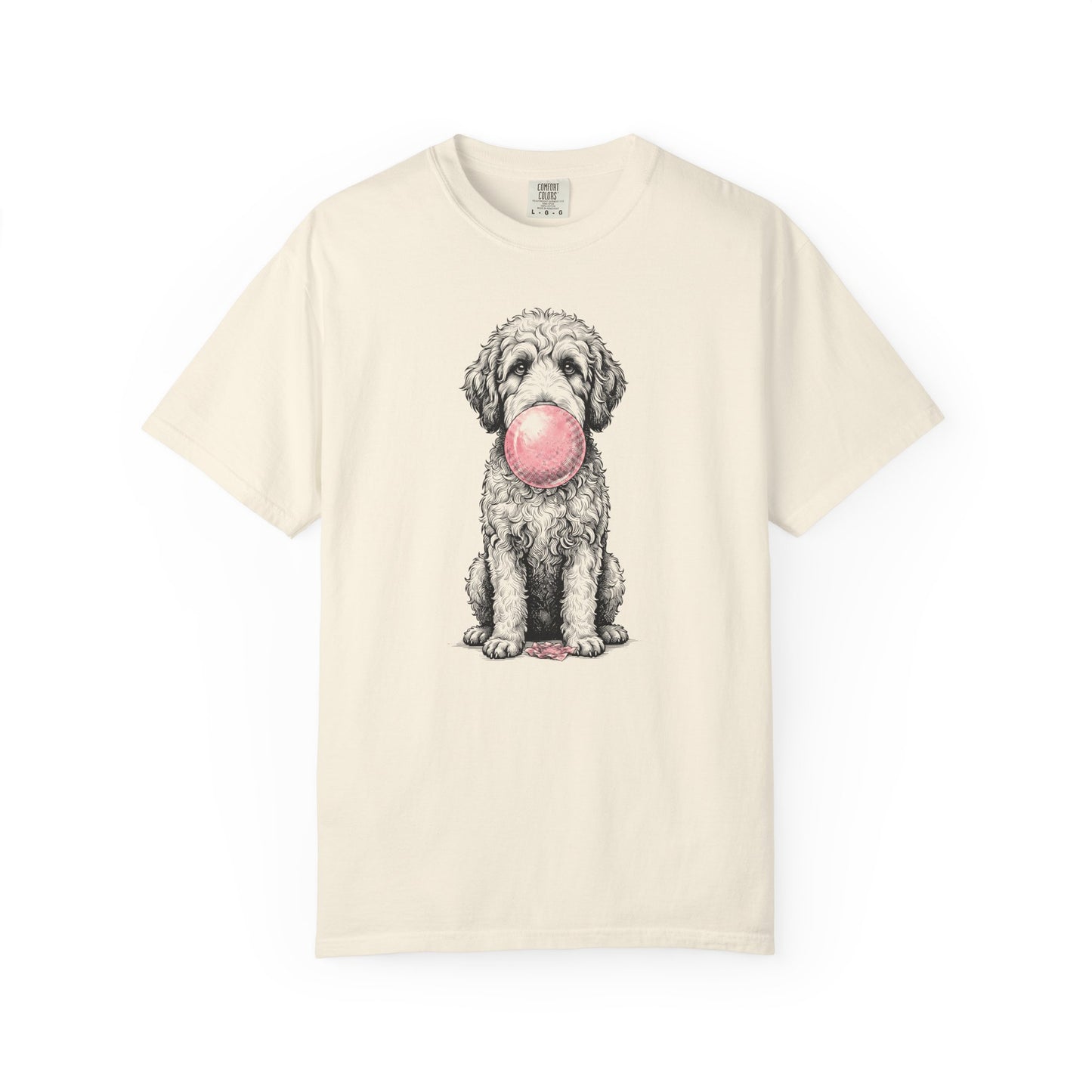 Bubblegum Labradoodle T-Shirt from When Dogs Fly