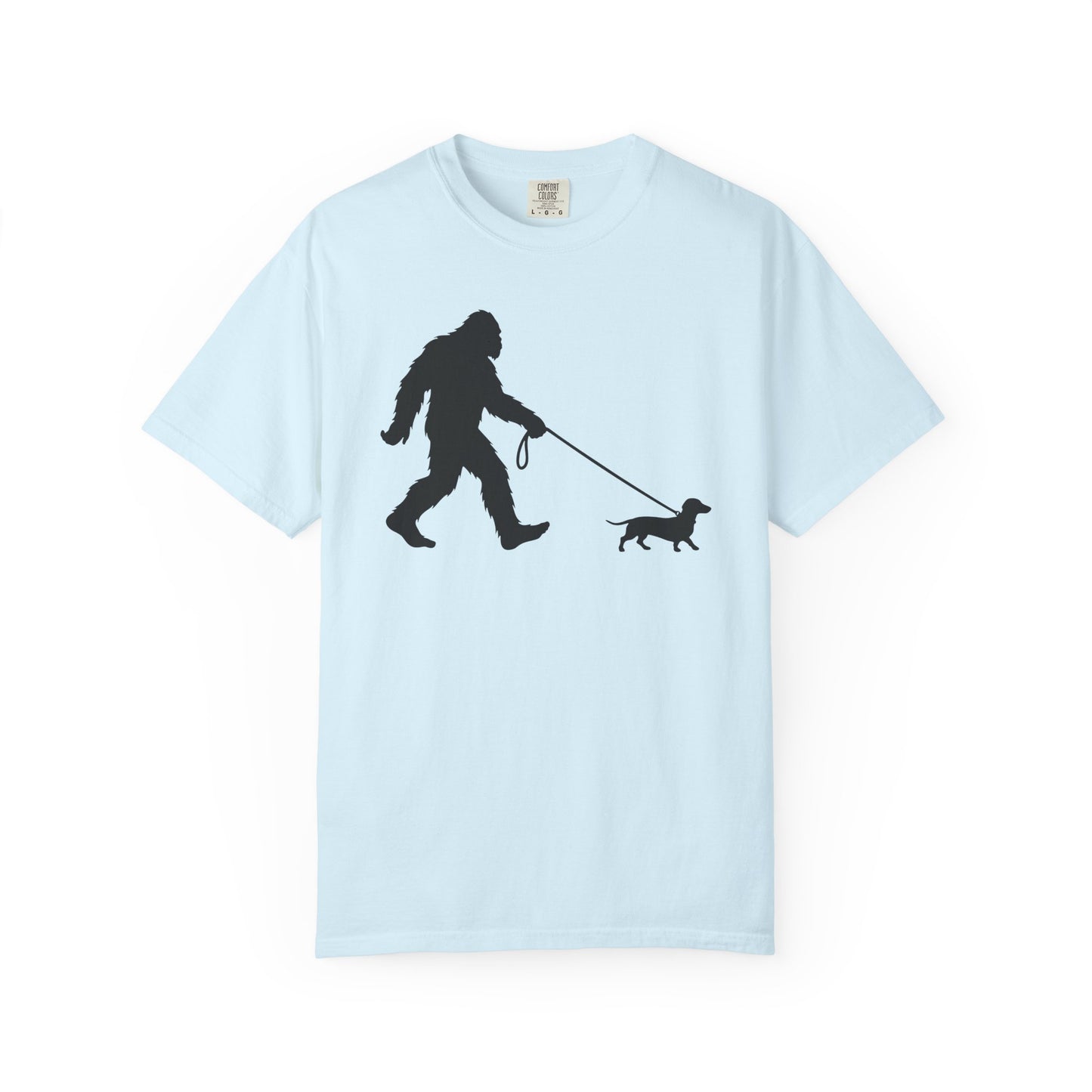 Bigfoot's Dachshund T-Shirt in Chambray from When Dogs Fly