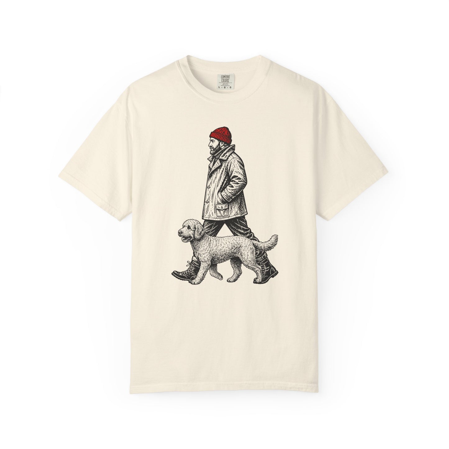 Good Company Vintage Labradoodle T-Shirt in Ivory from When Dogs Fly