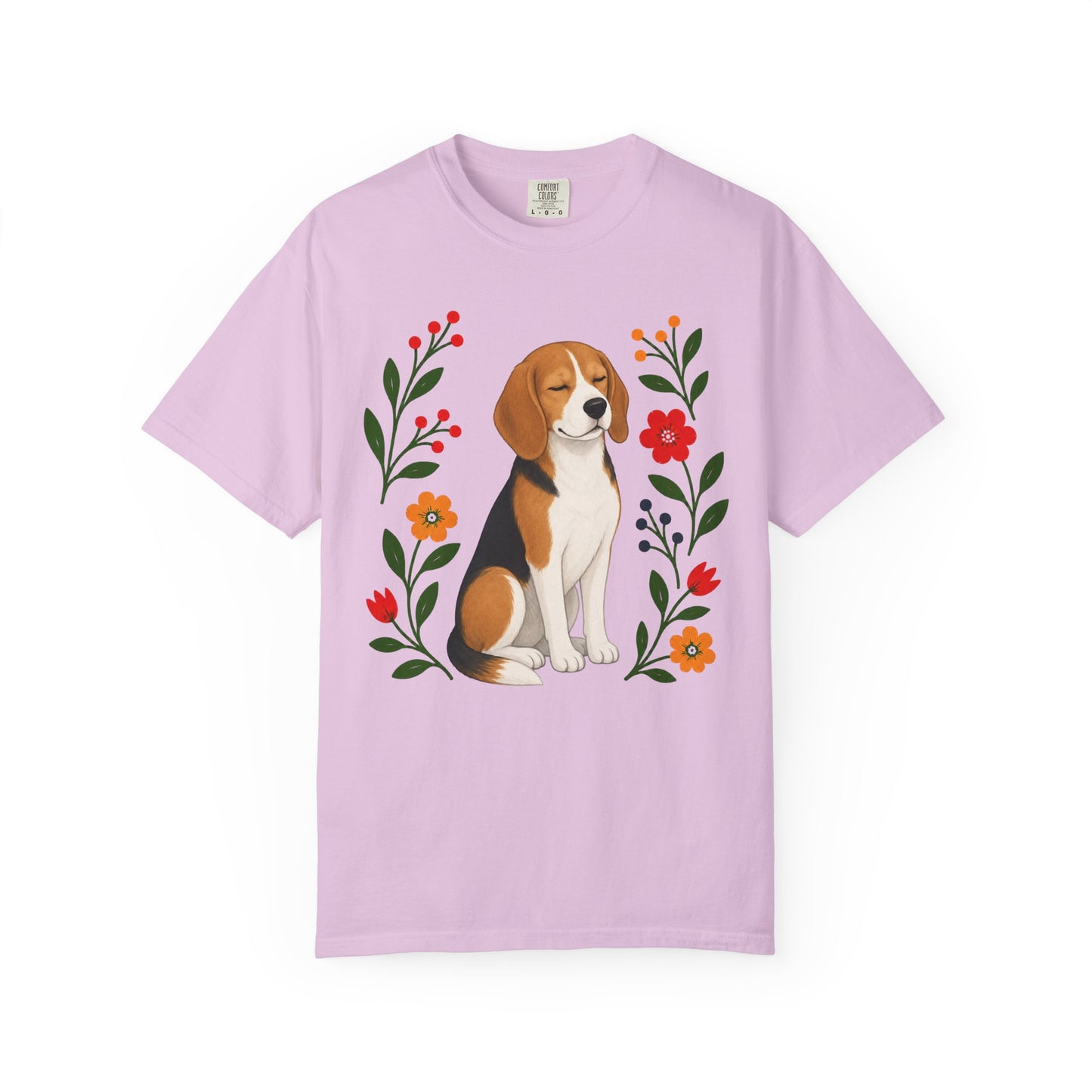 Wildflower Daydreaming Beagle T-Shirt