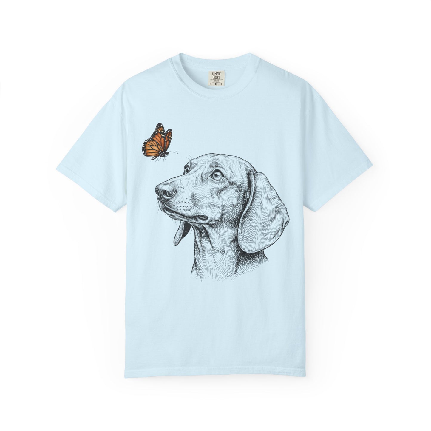 Hello Butterfly Dachshund T-Shirt
