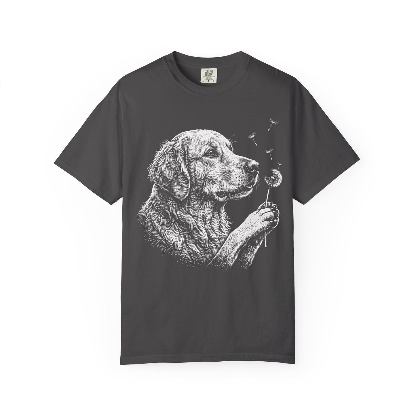 Golden Retriever Dandelion Seeds T-Shirt
