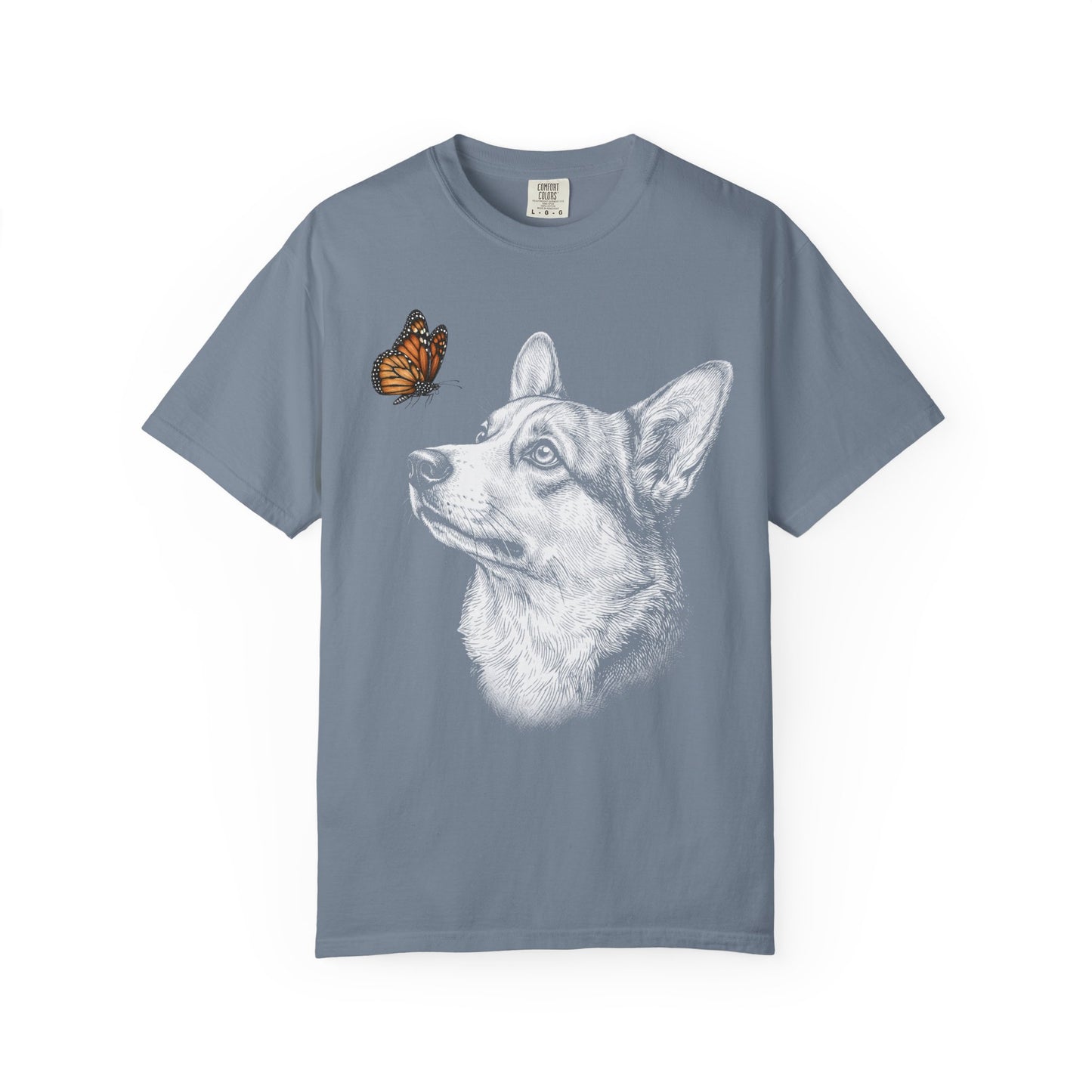 Hello Butterfly Corgi T-Shirt