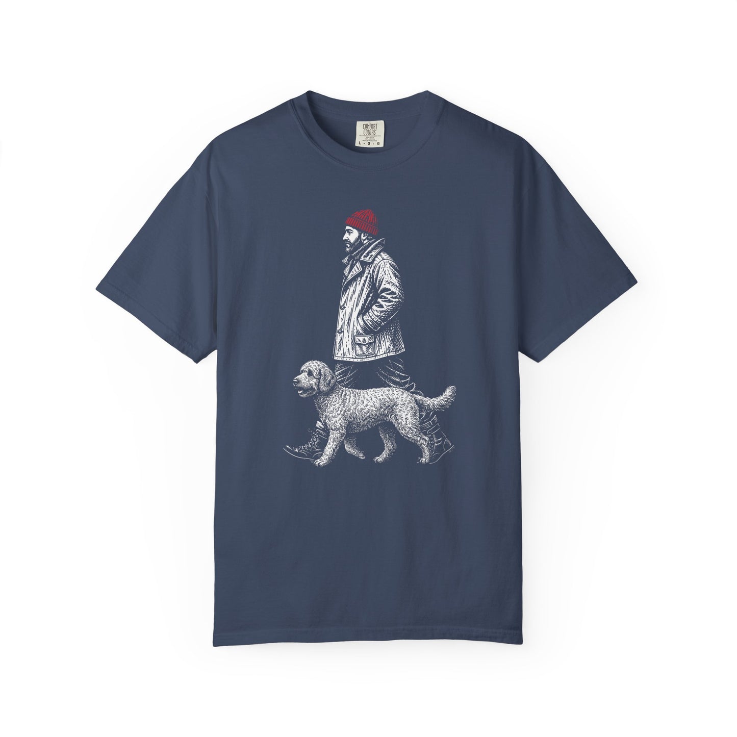 Good Company Vintage Labradoodle T-Shirt in Midnight from When Dogs Fly