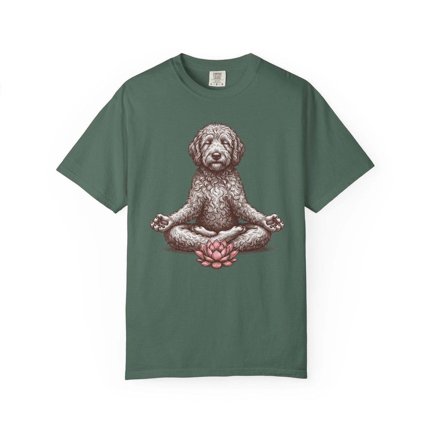 Labradoodle State of Mind T-Shirt in Blue Spruce from When Dogs Fly