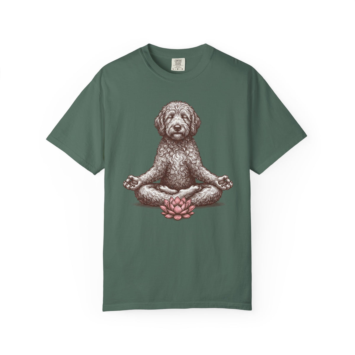 Labradoodle State of Mind T-Shirt in Blue Spruce from When Dogs Fly