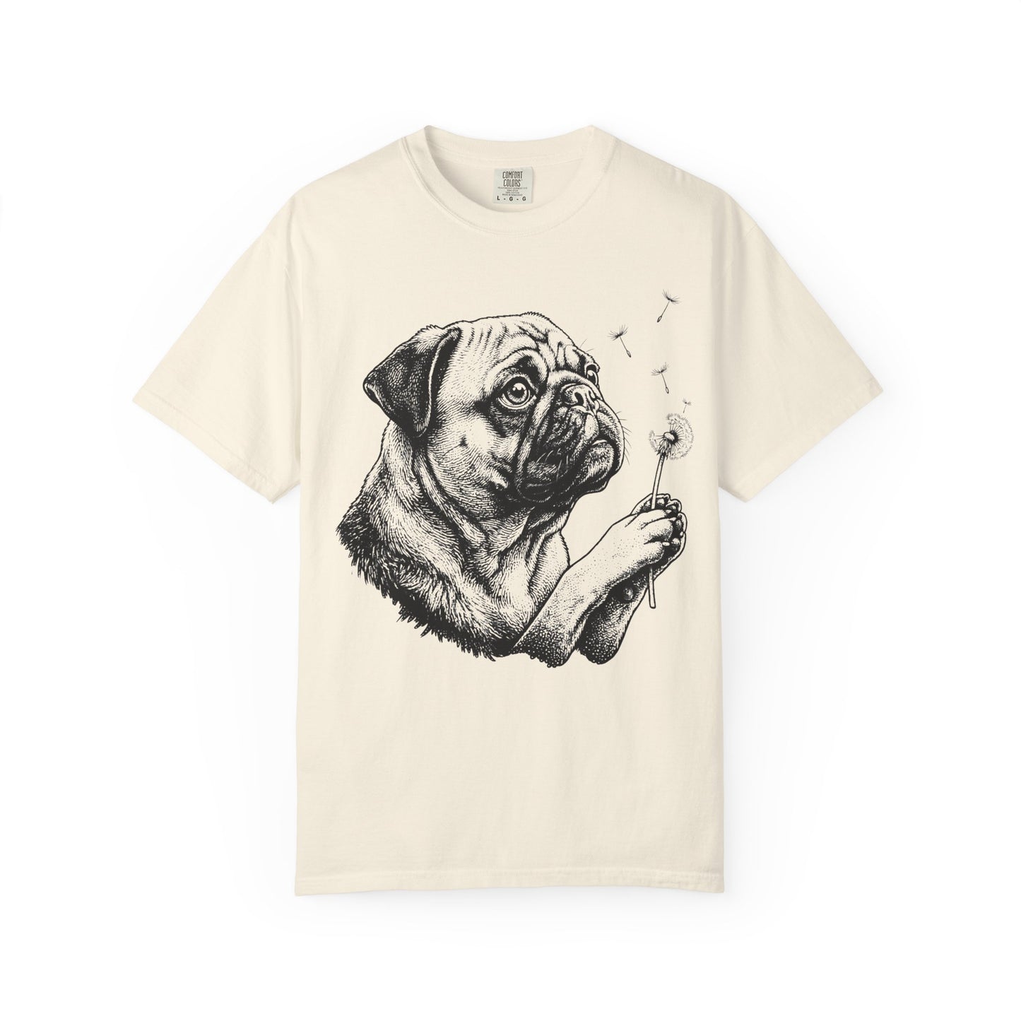 Pug Dandelion Seeds T-Shirt