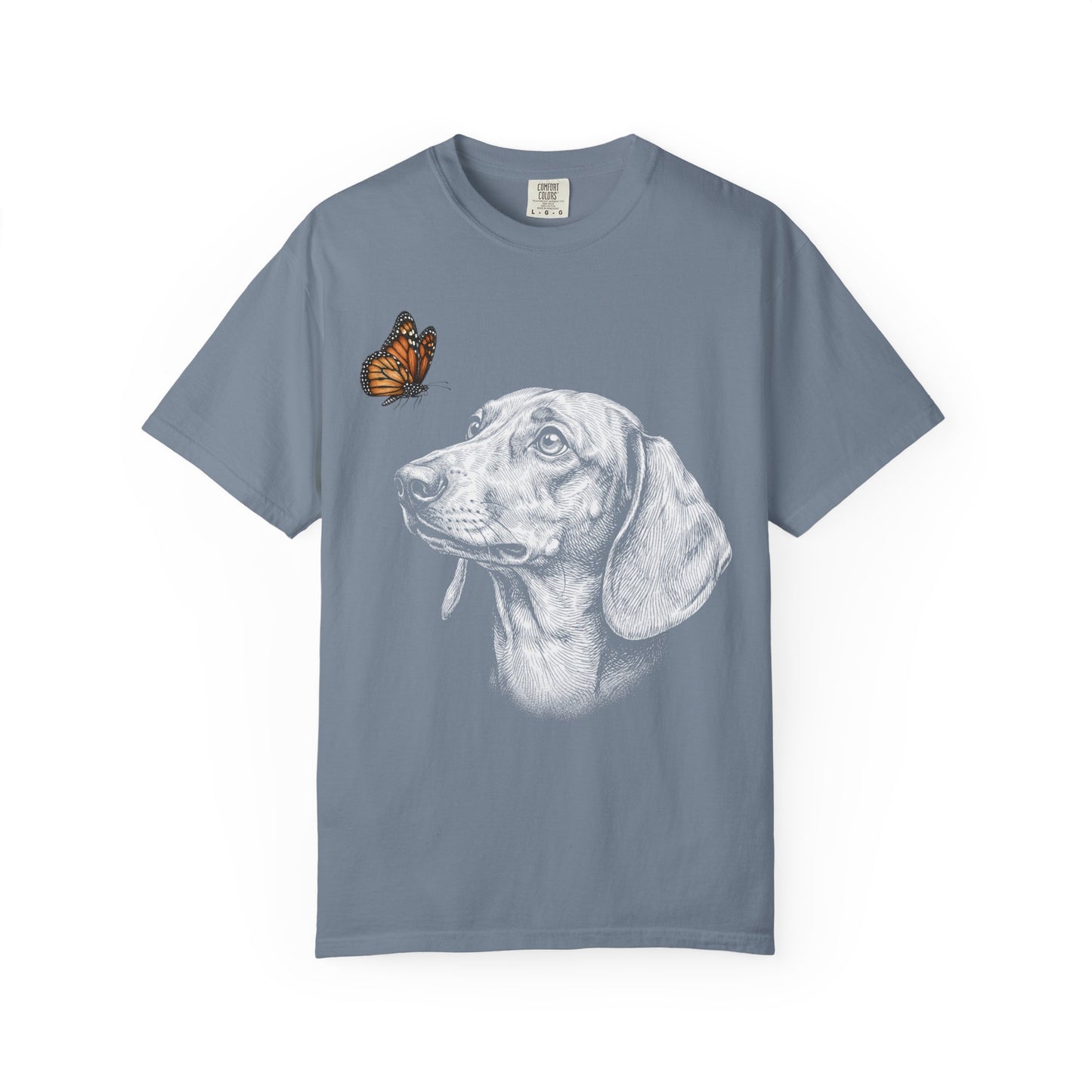 Hello Butterfly Dachshund T-Shirt