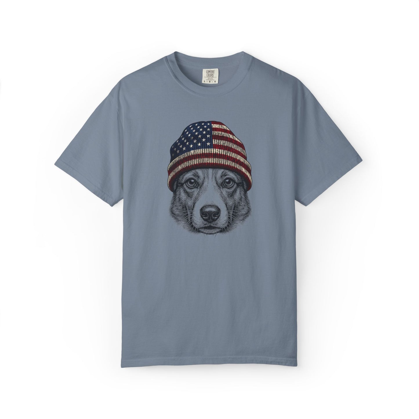 USA Beanie Corgi T-Shirt