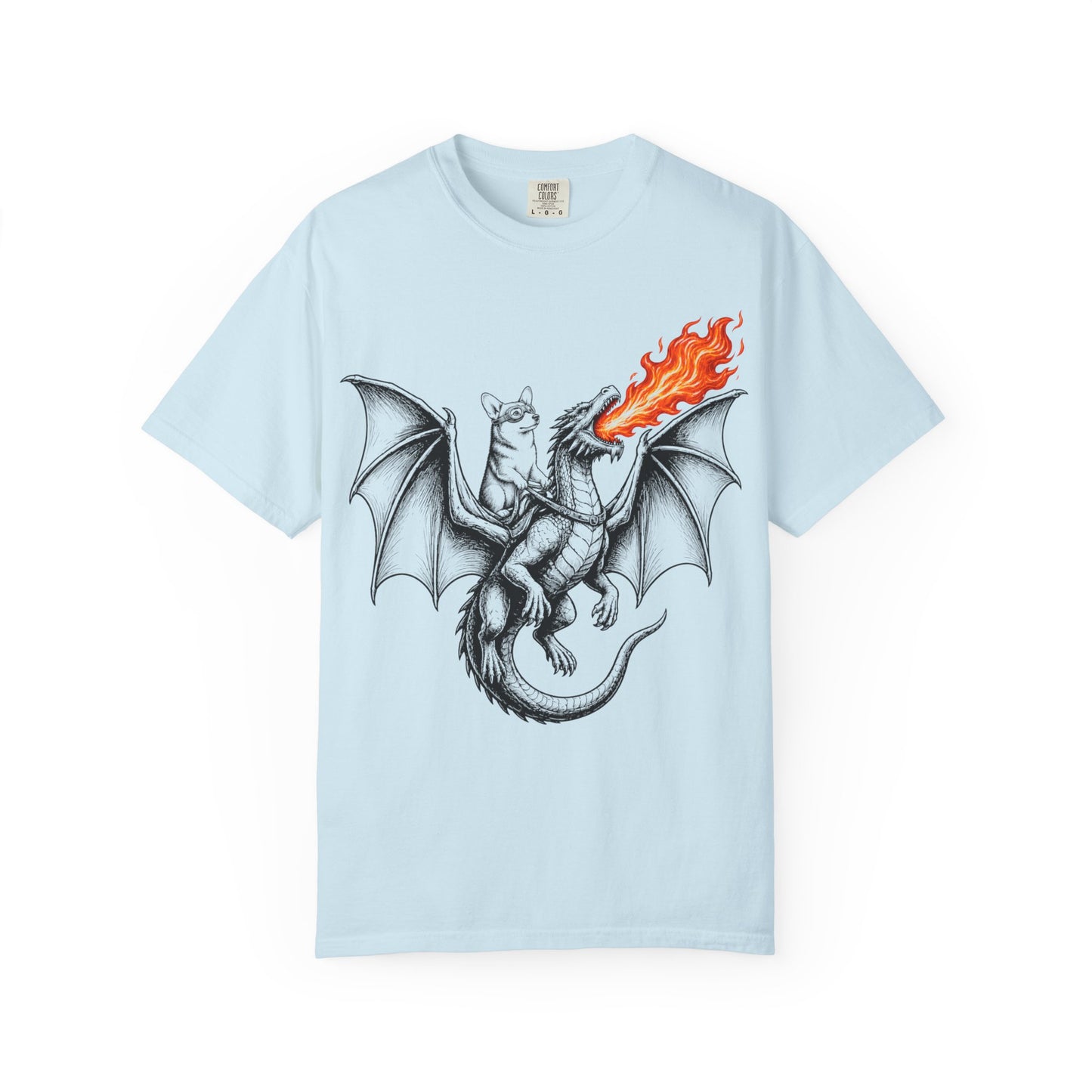 Dragon Riding Corgi T-Shirt