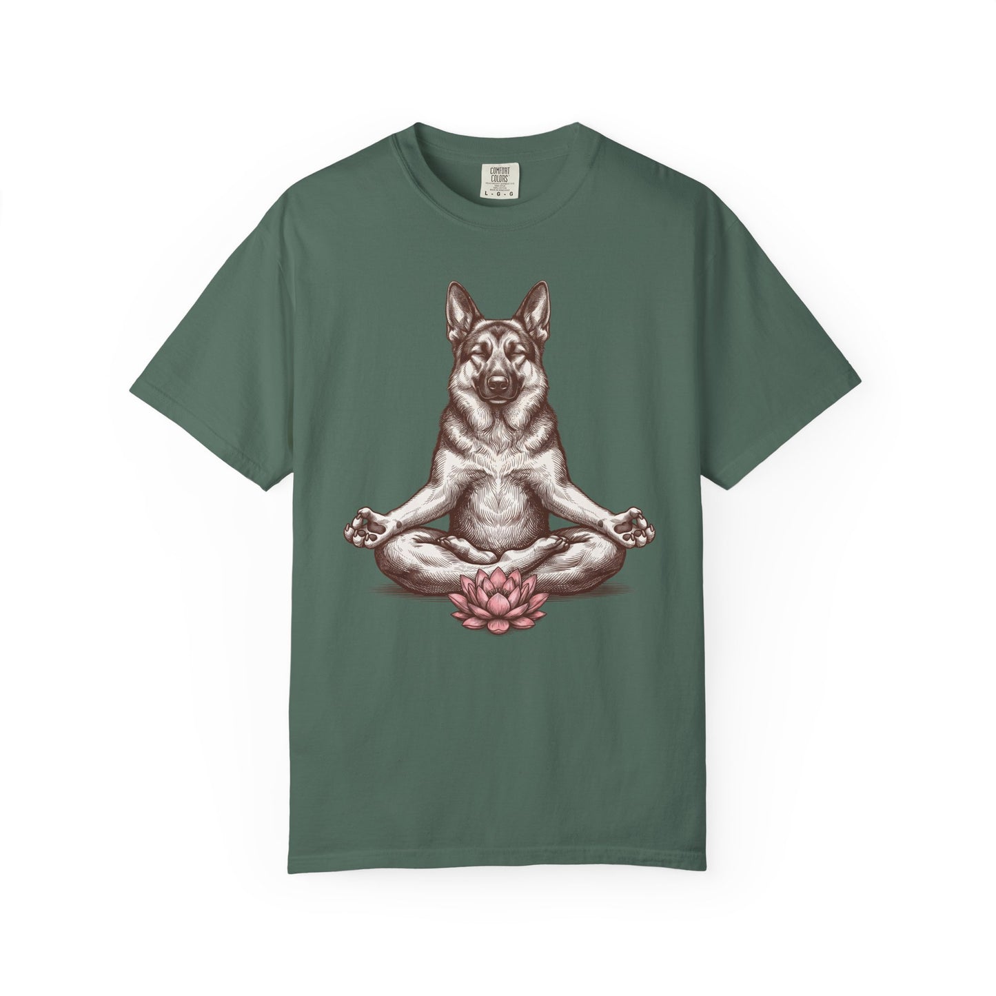 German Shepherd State of Mind T-Shirt in Blue Spruce from When Dogs Fly