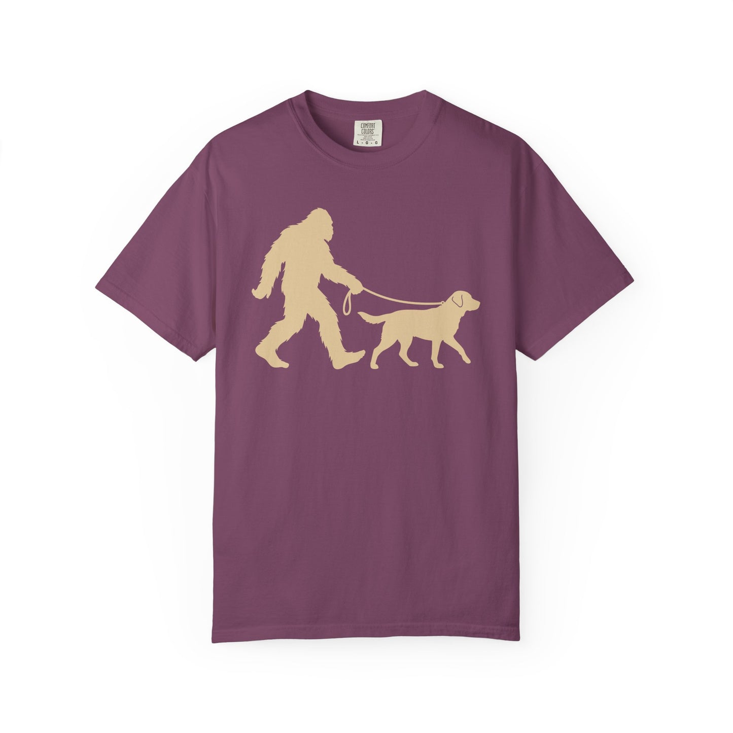 Bigfoot's Labrador Retriever T-Shirt in Berry from When Dogs Fly