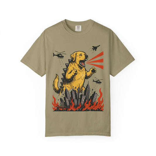 Unleashed Labrador Retriever T-Shirt in Khaki from When Dogs Fly