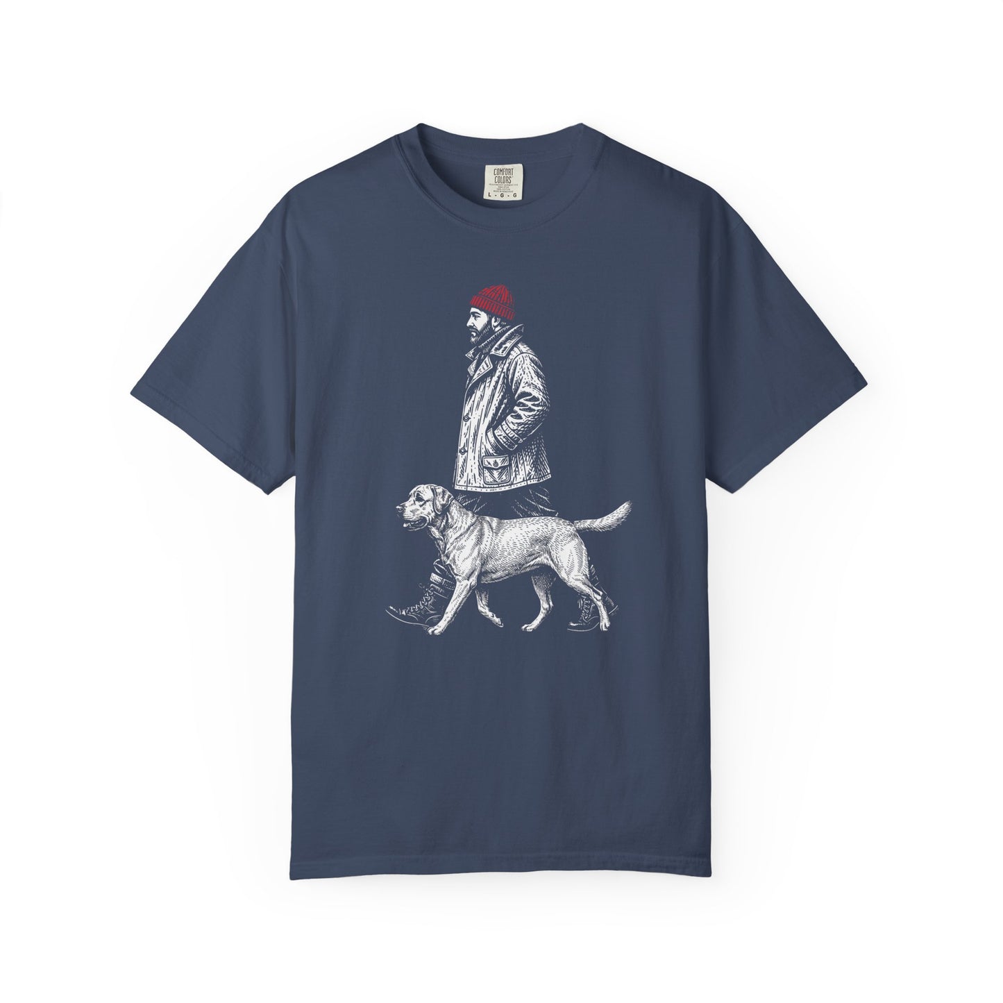 Good Company Vintage Labrador Retriever T-Shirt in Midnight from When Dogs Fly