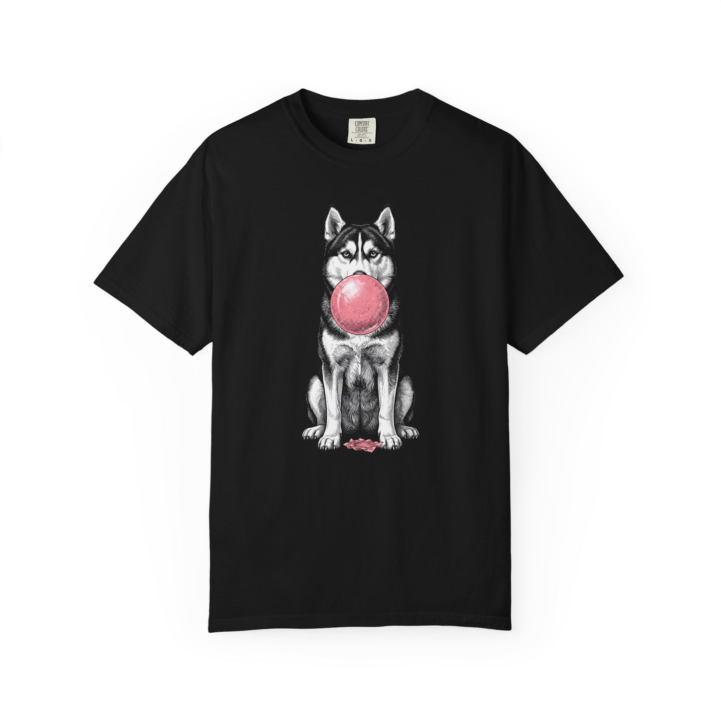 Bubblegum Siberian Husky T-Shirt