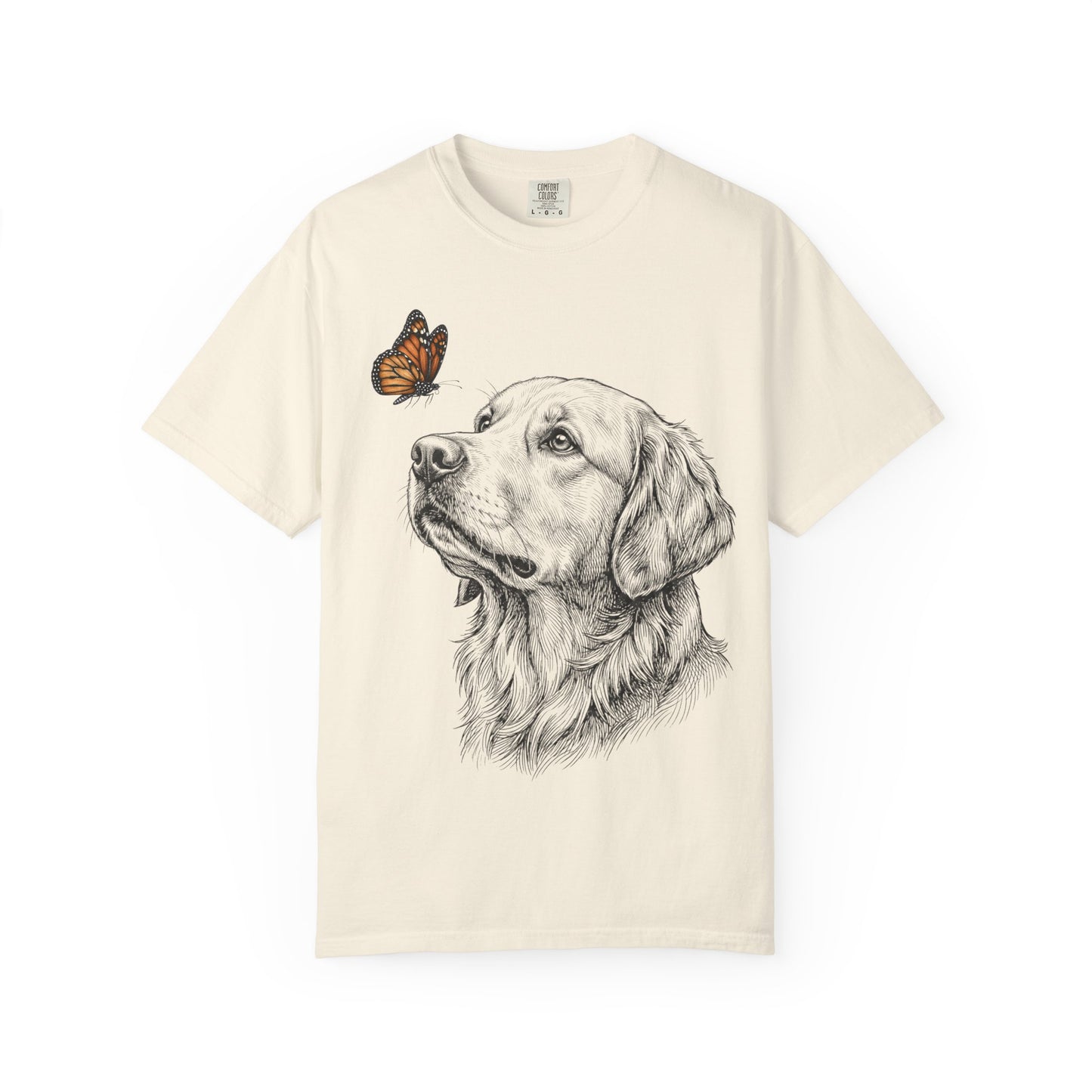 Hello Butterfly Golden Retriever T-Shirt