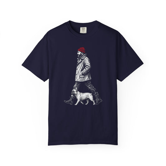 Good Company Vintage French Bulldog T-Shirt in True Navy from When Dogs Fly