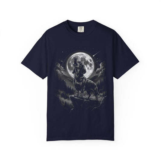 Born to Howl Dachshund T-Shirt in True Navy from When Dogs Fly