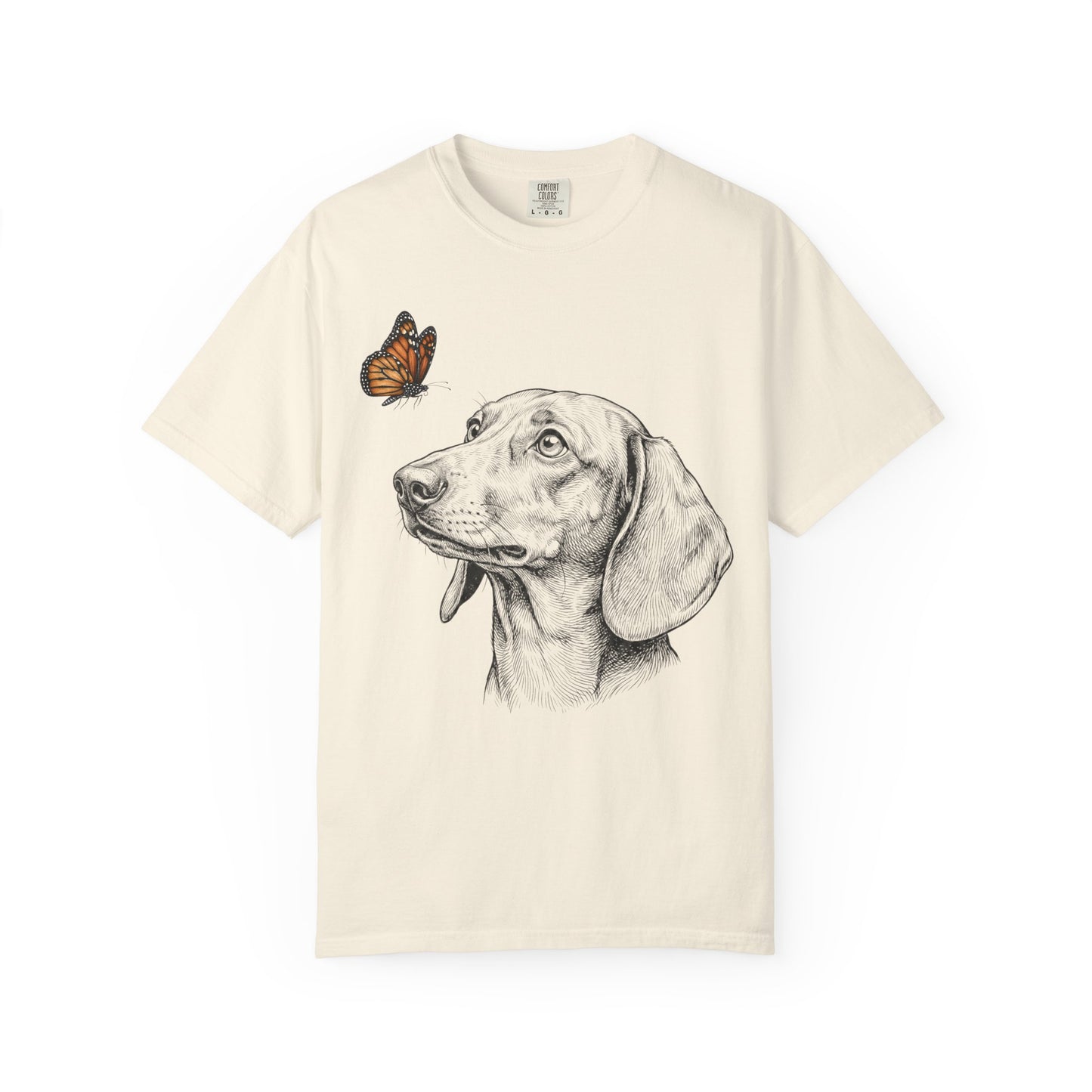 Hello Butterfly Dachshund T-Shirt