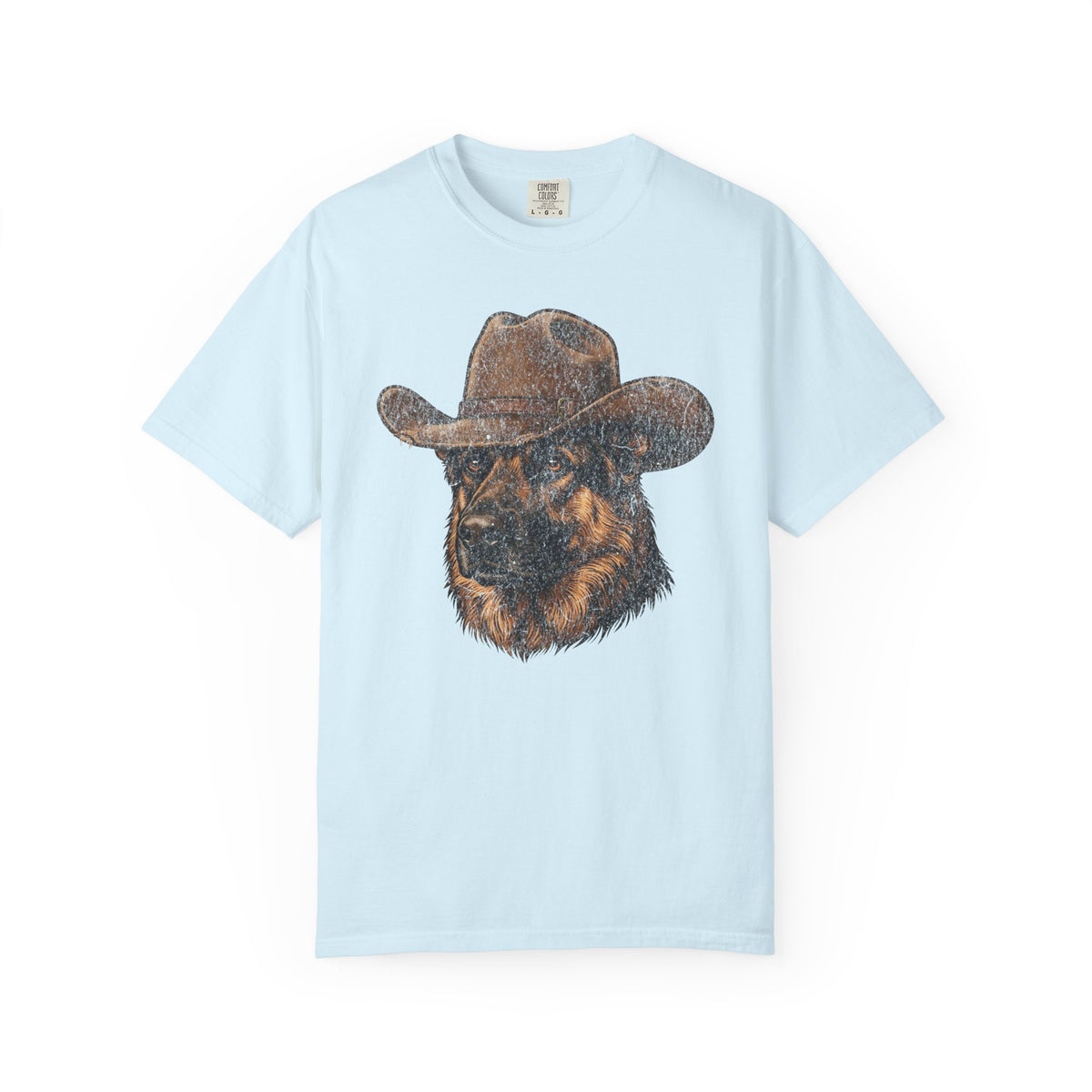 Howdy German Shepherd T-Shirt from When Dogs Fly