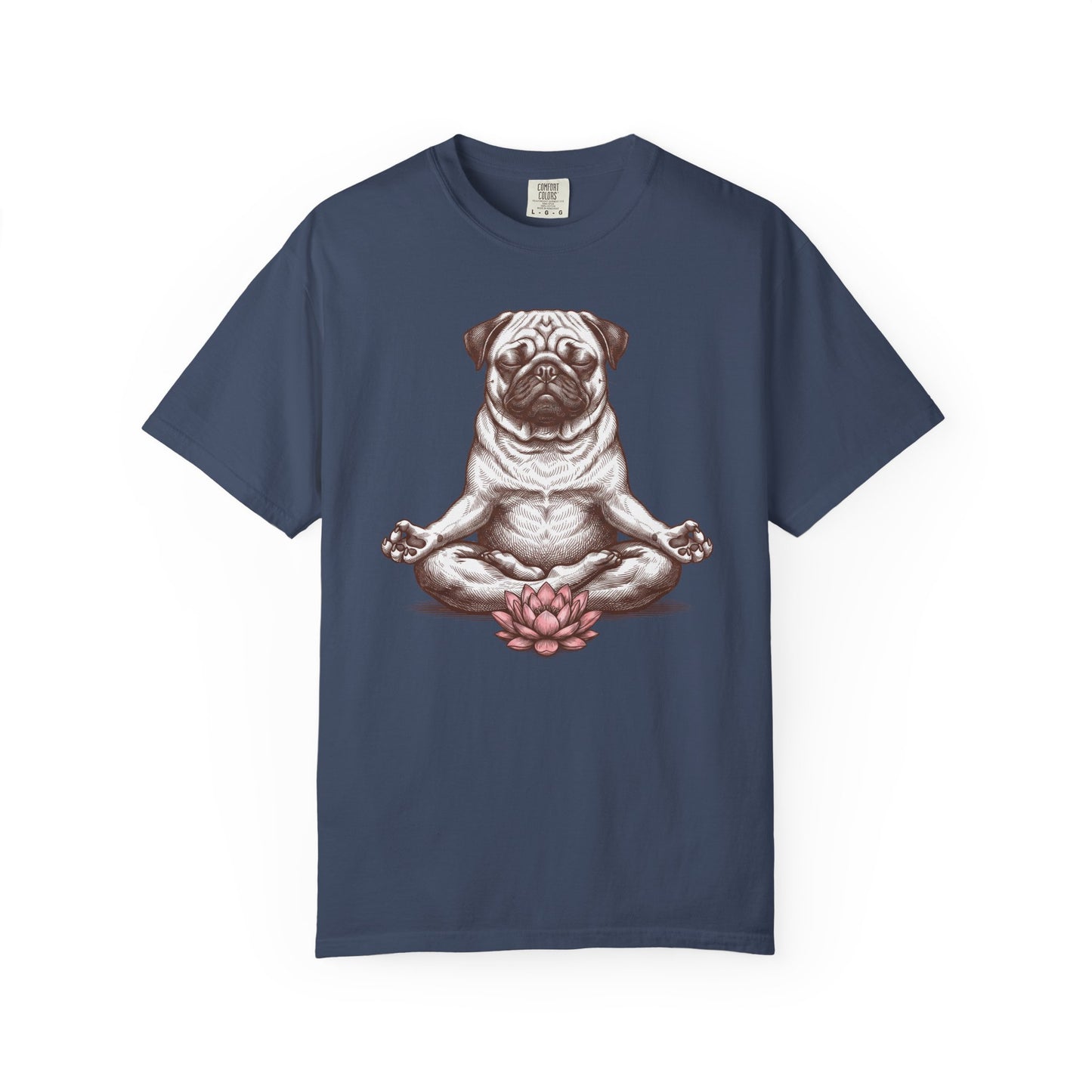 Pug State of Mind T-Shirt in Midnight from When Dogs Fly
