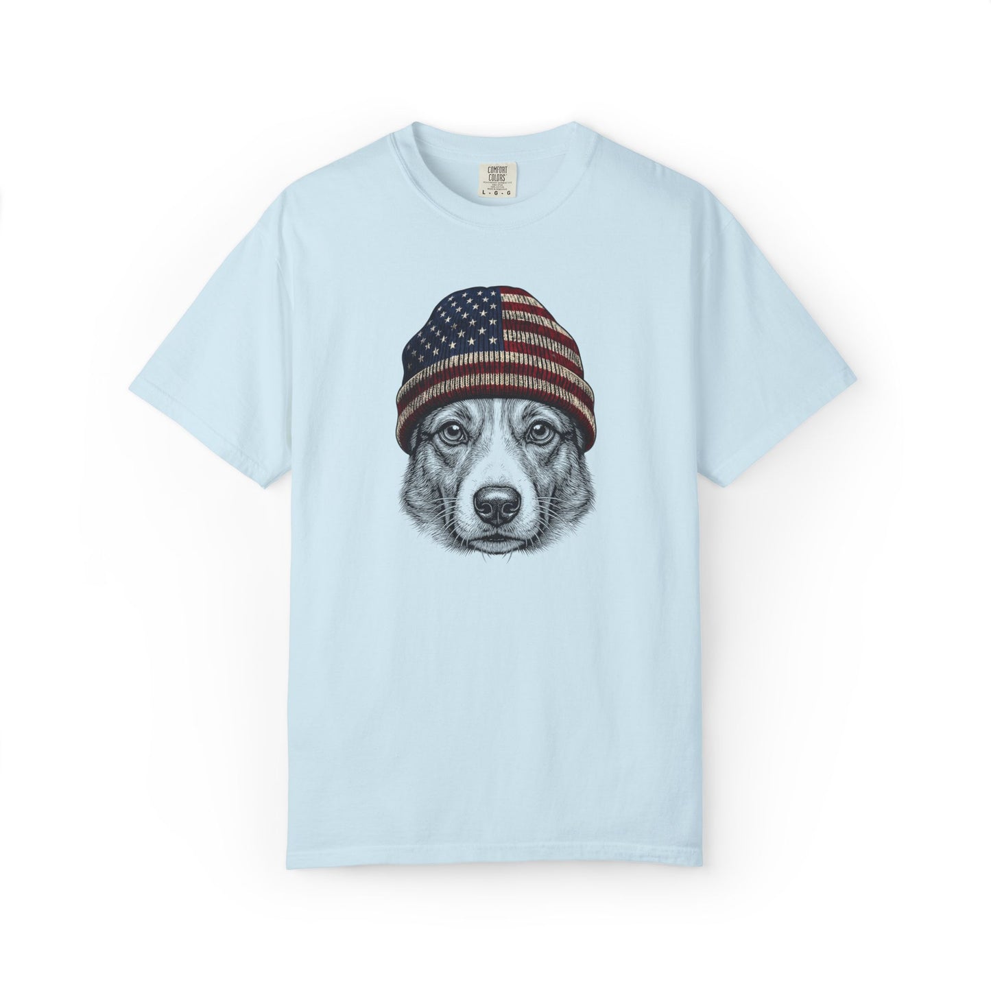 USA Beanie Corgi T-Shirt