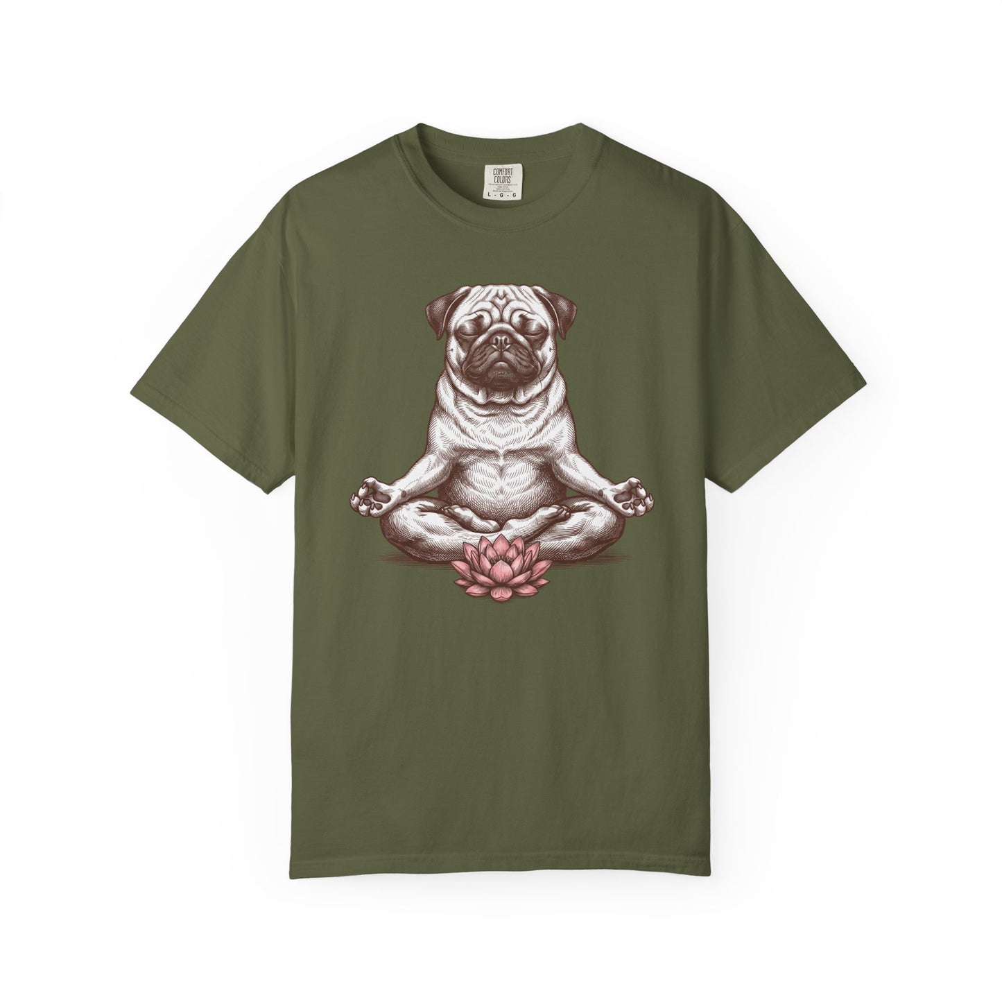 Pug State of Mind T-Shirt in Hemp from When Dogs Fly