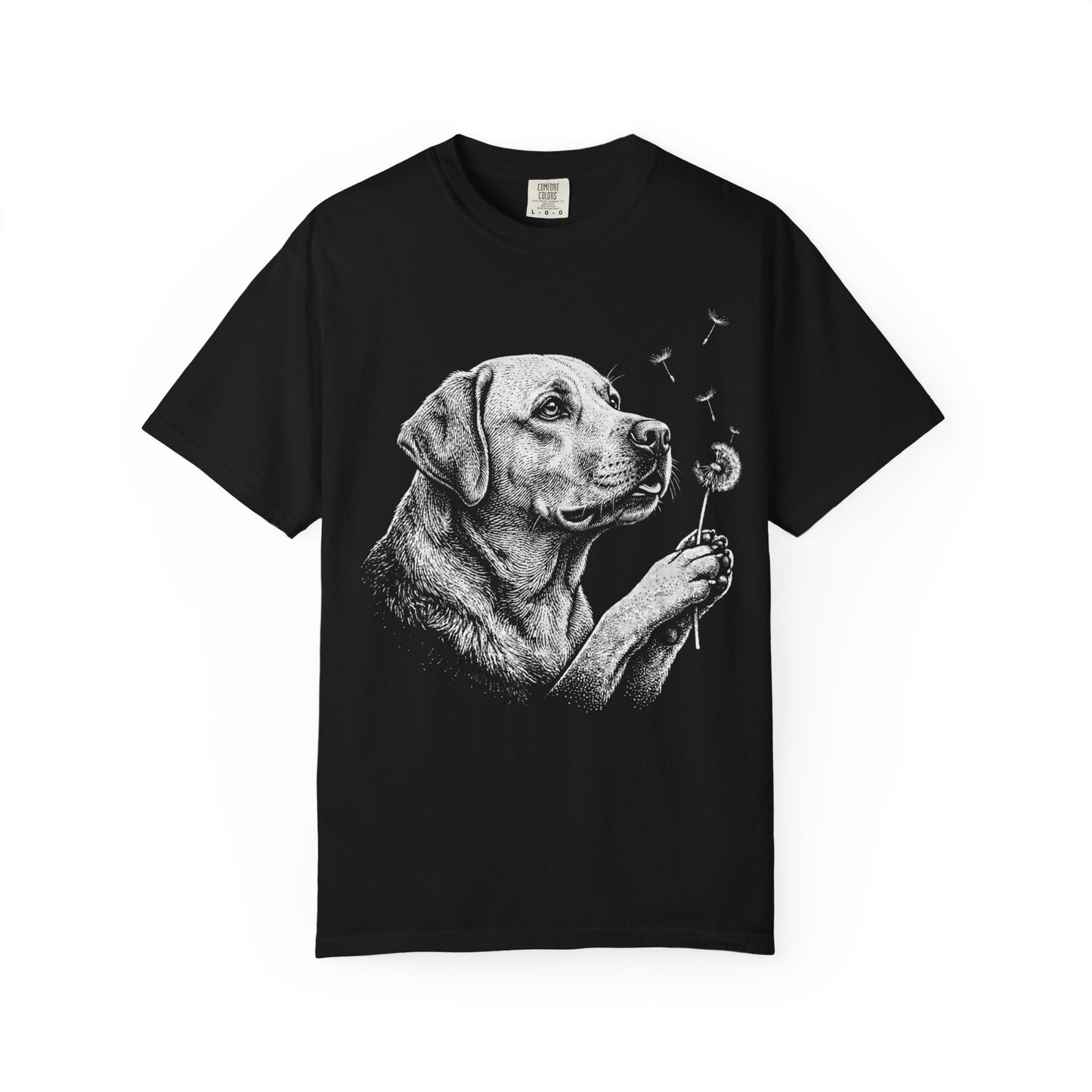 Labrador Retriever Dandelion Seeds T-Shirt