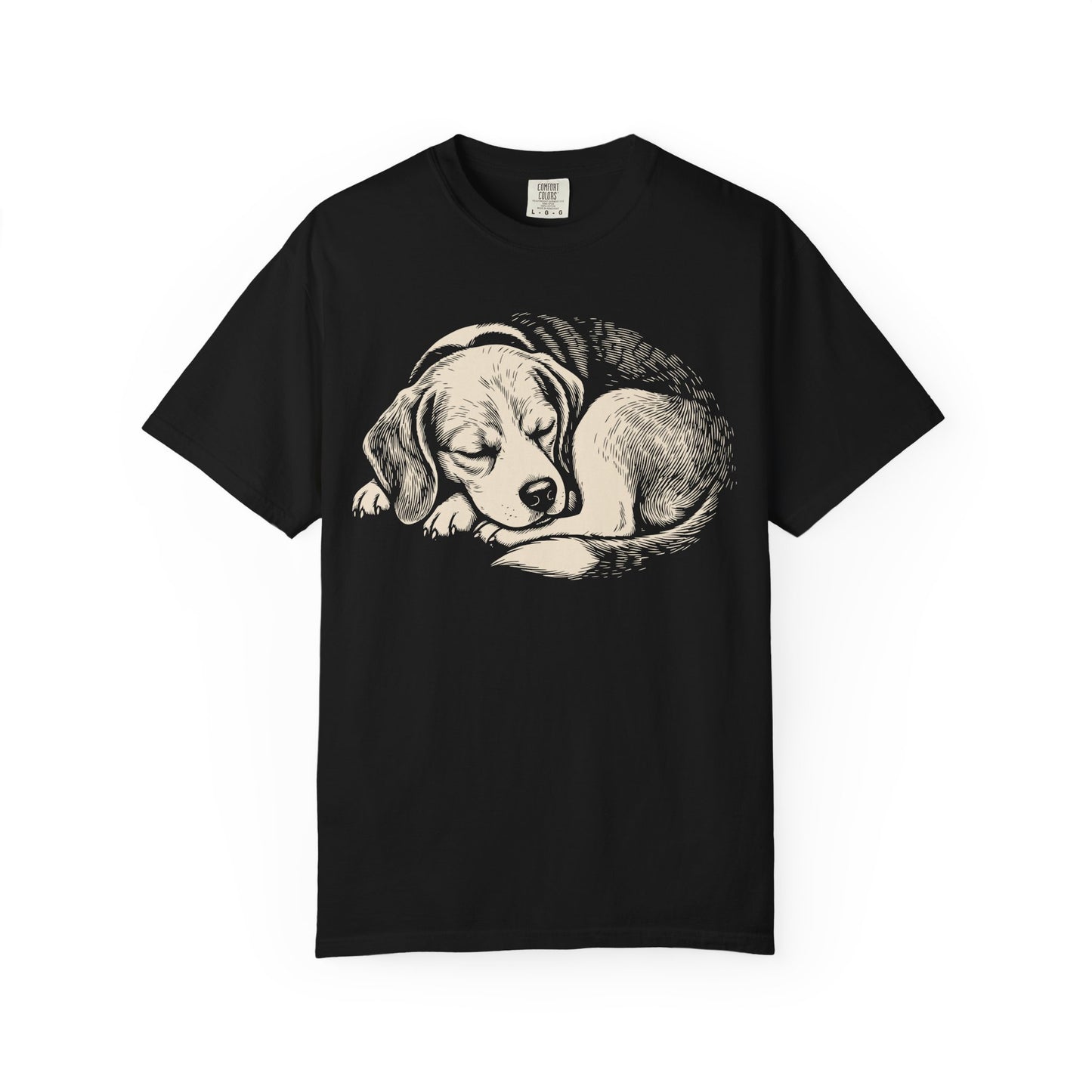 Cozy Nap Time Beagle T-Shirt from When Dogs Fly