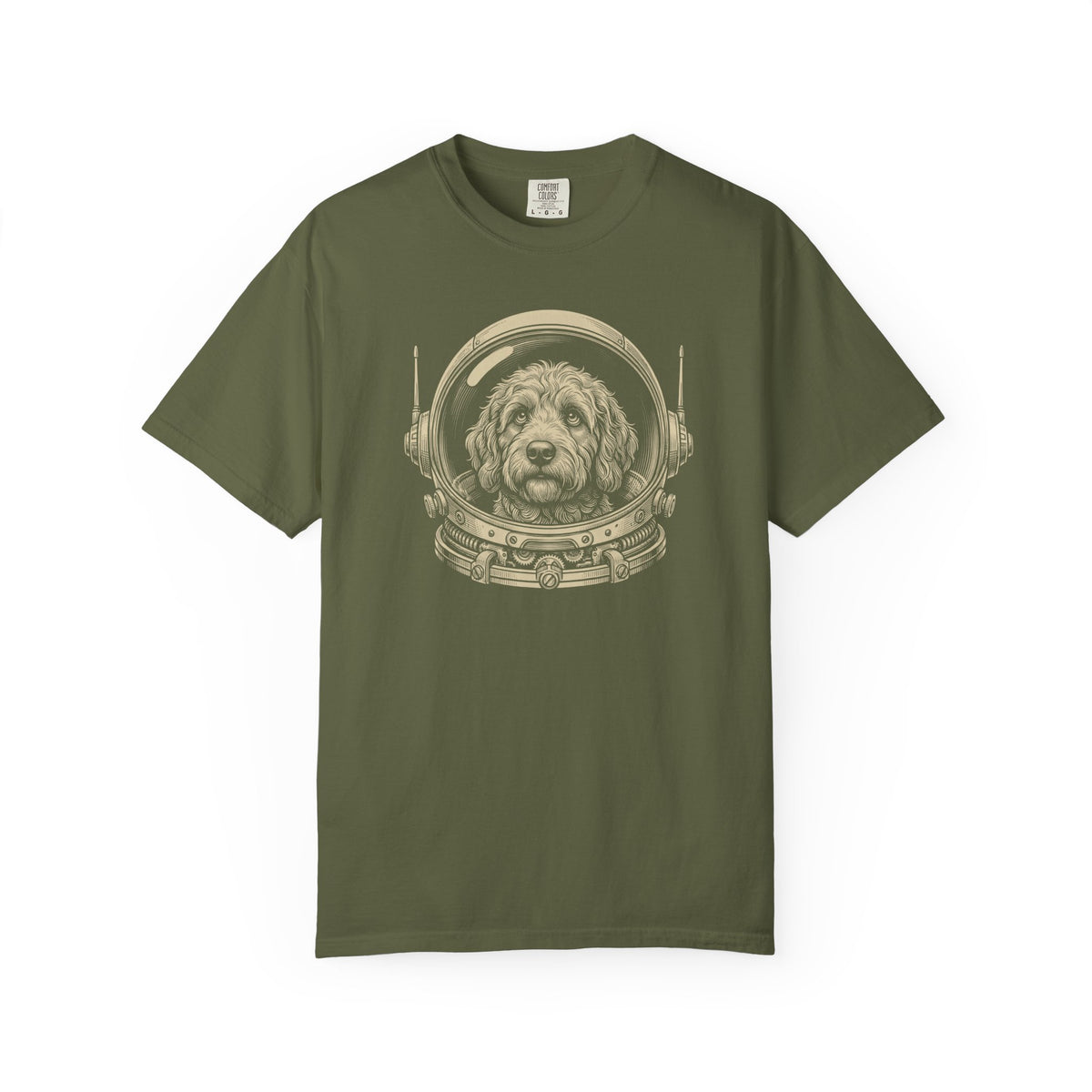 Astronaut Labradoodle T-Shirt in Hemp from When Dogs Fly