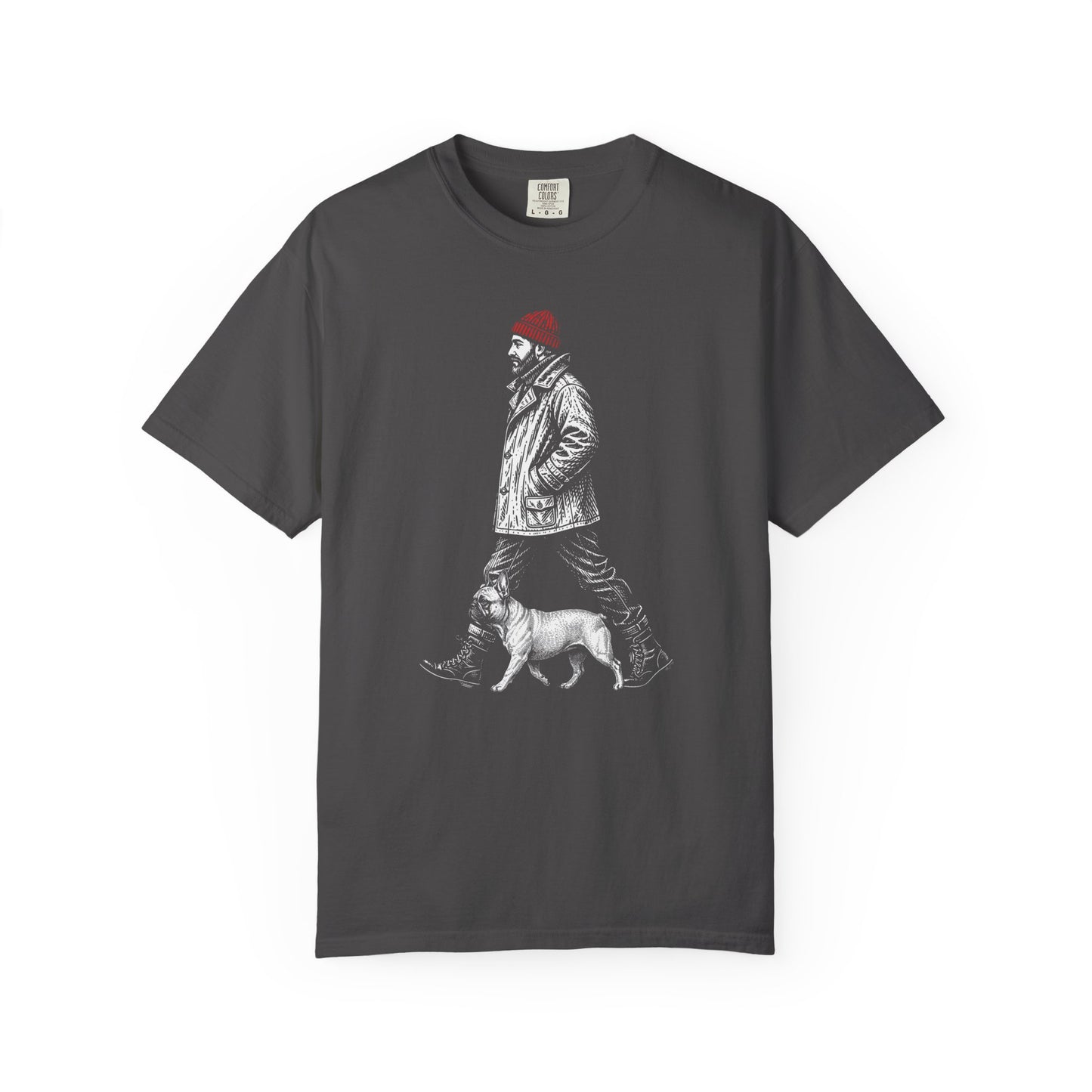 Good Company Vintage French Bulldog T-Shirt in Graphite from When Dogs Fly