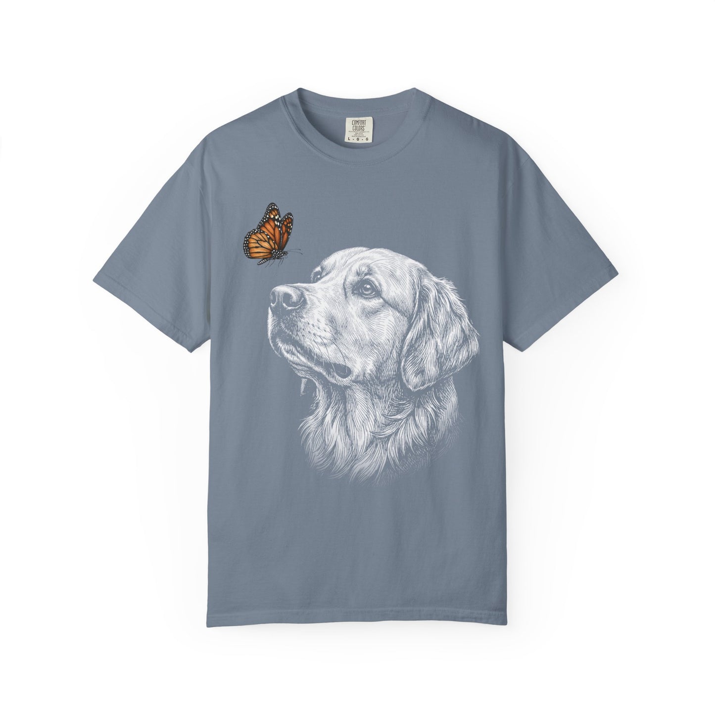 Hello Butterfly Golden Retriever T-Shirt