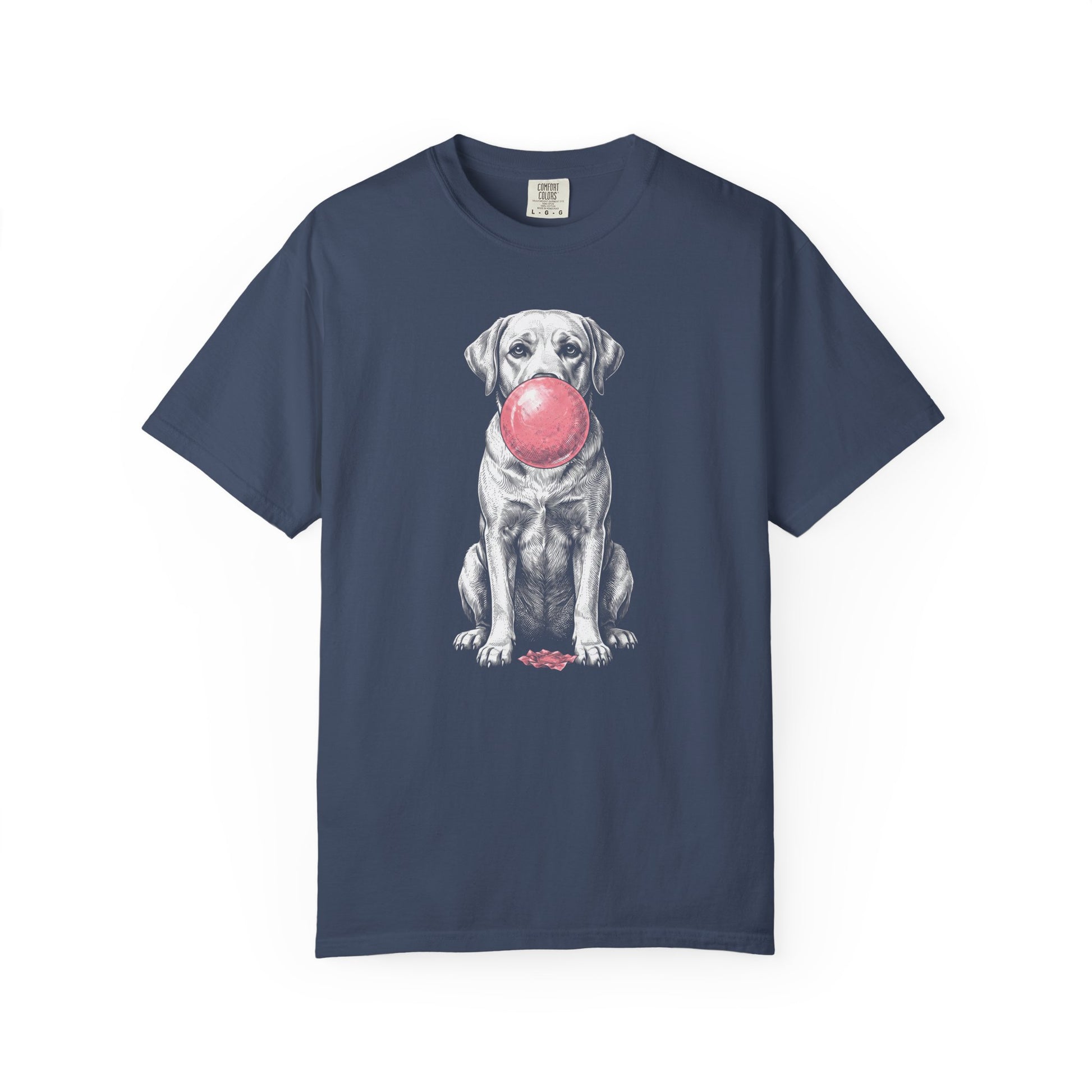 Bubblegum Labrador Retriever T-Shirt in Midnight from When Dogs Fly