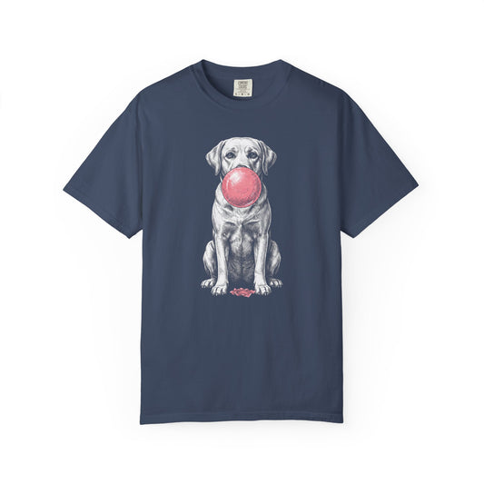 Bubblegum Labrador Retriever T-Shirt in Midnight from When Dogs Fly