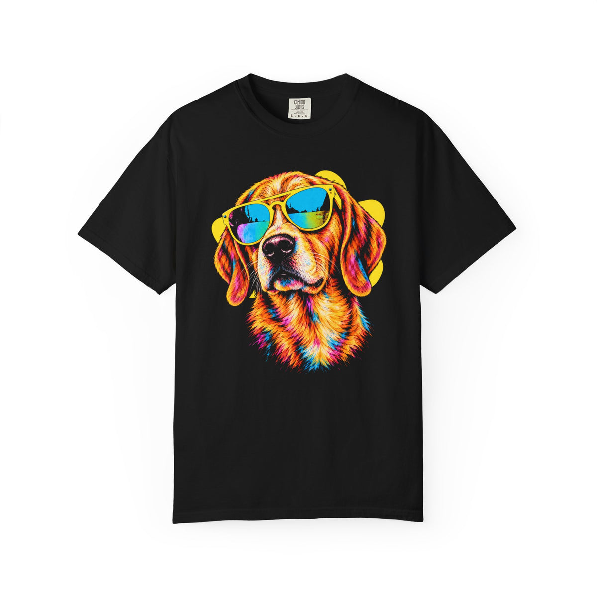 Pawsitively Stylish Labrador Retriever T-Shirt in Black from When Dogs Fly