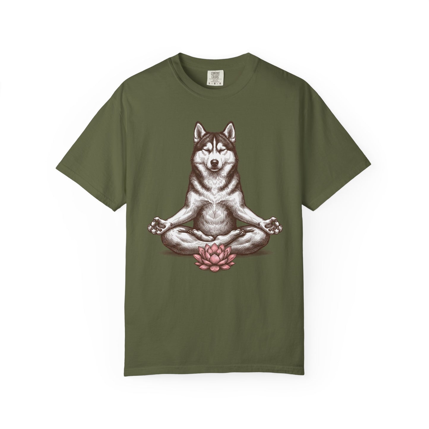 Siberian Husky State of Mind T-Shirt in Hemp from When Dogs Fly