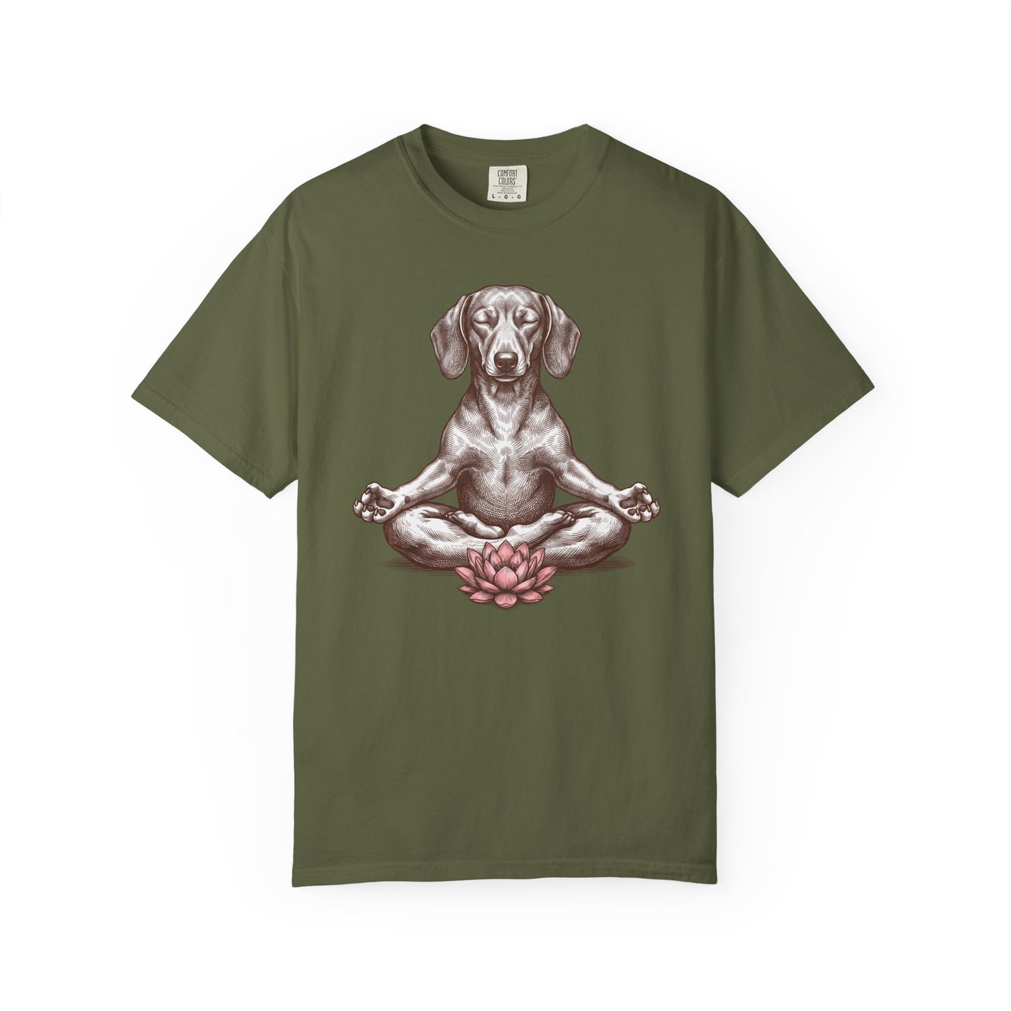 Dachshund State of Mind T-Shirt in Hemp from When Dogs Fly