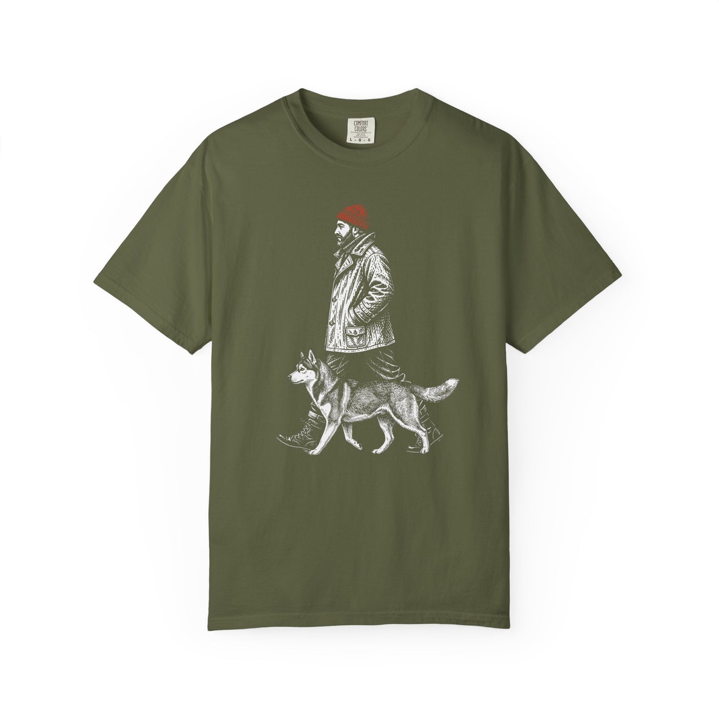 Good Company Vintage Siberian Husky T-Shirt in Hemp from When Dogs Fly