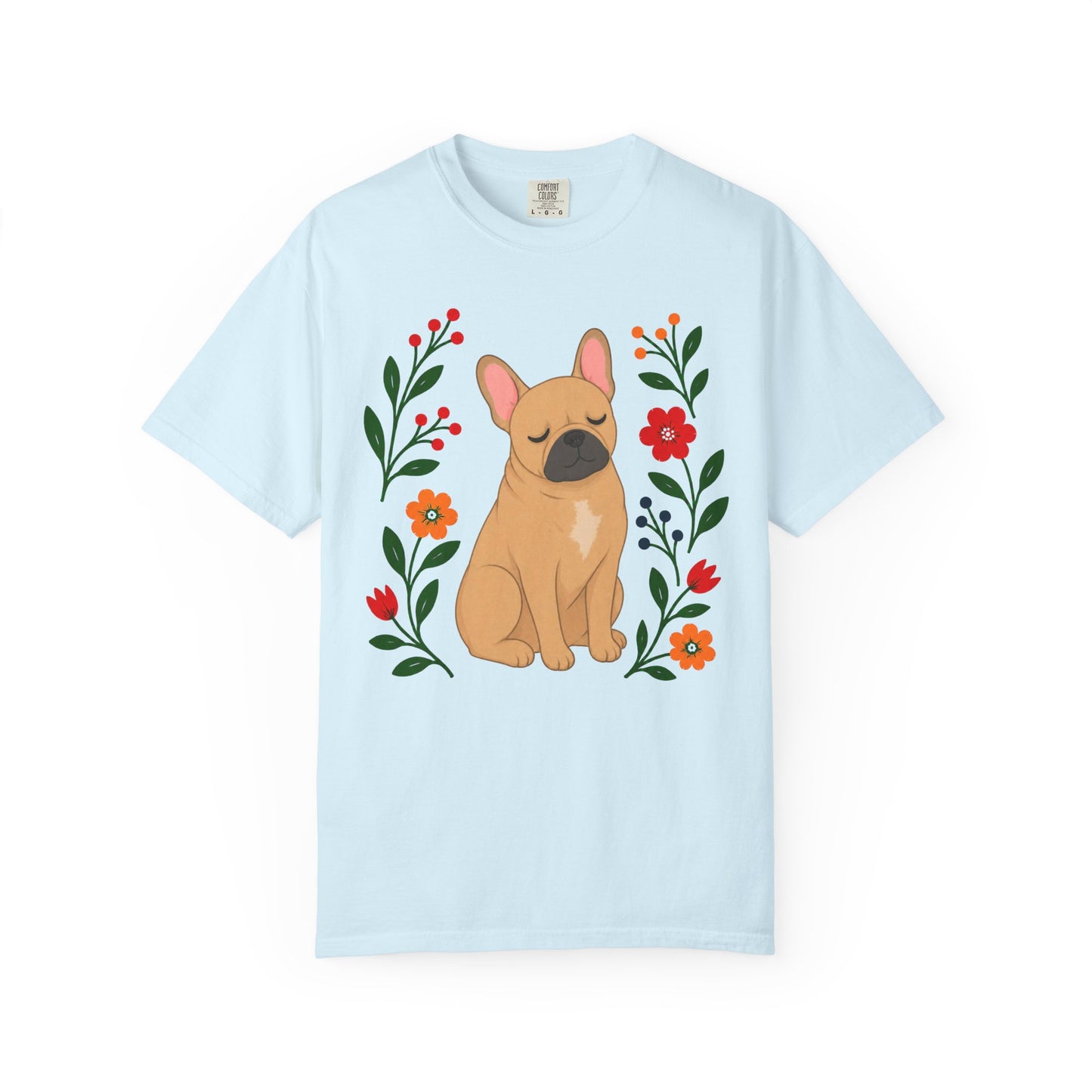 Wildflower Daydreaming French Bulldog T-Shirt