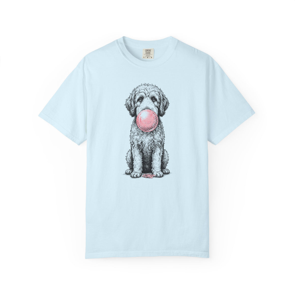 Bubblegum Labradoodle T-Shirt from When Dogs Fly