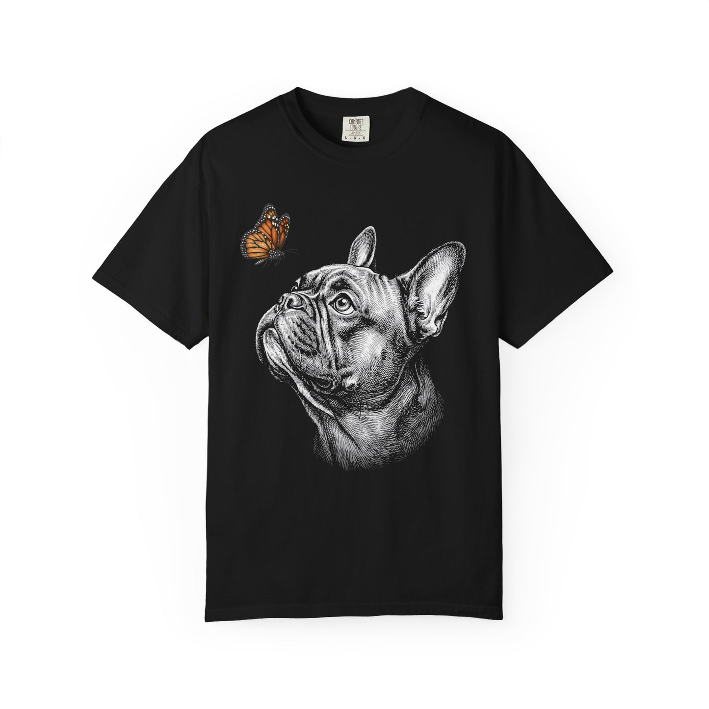 Hello Butterfly French Bulldog T-Shirt