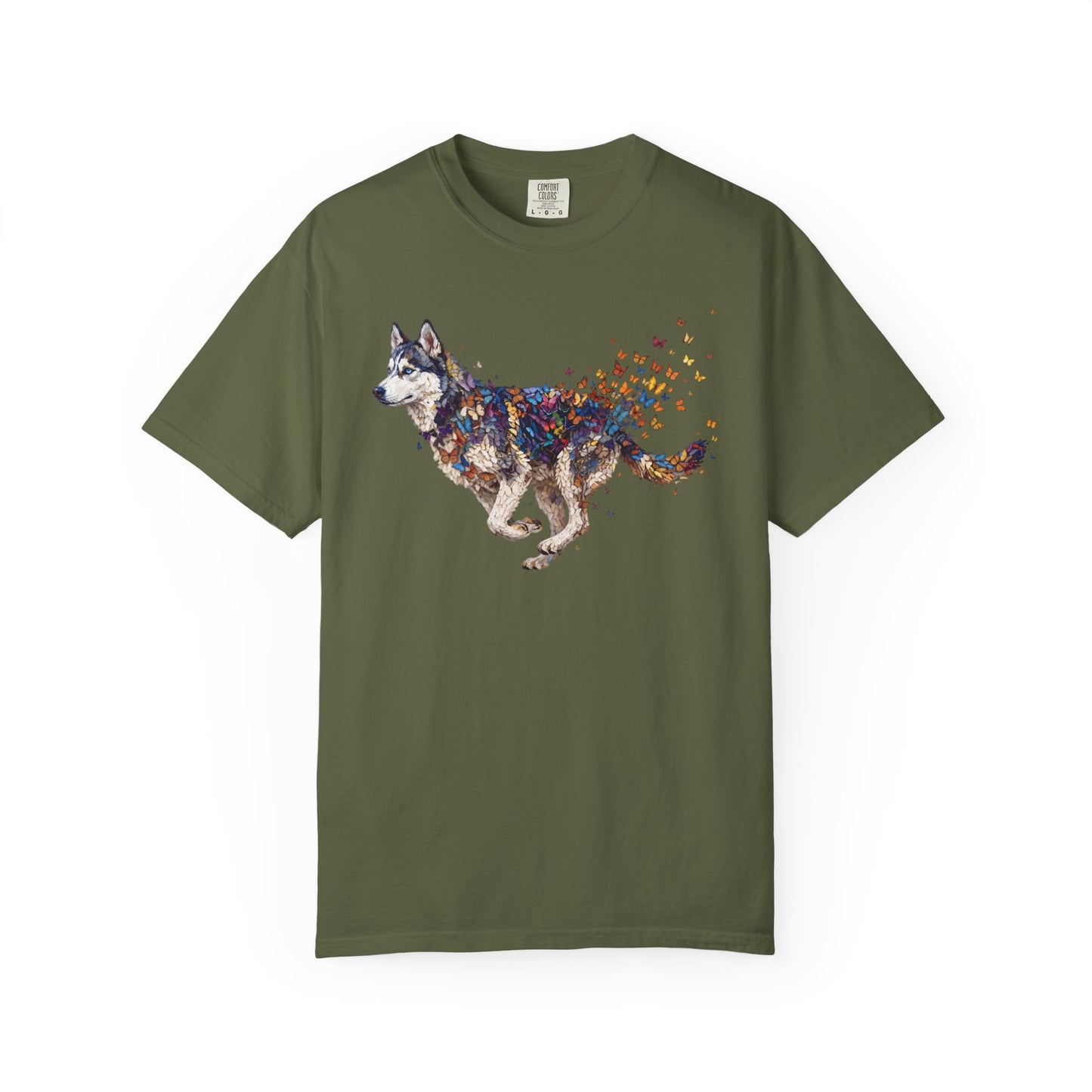 Wild & Free Siberian Husky T-Shirt in Hemp from When Dogs Fly