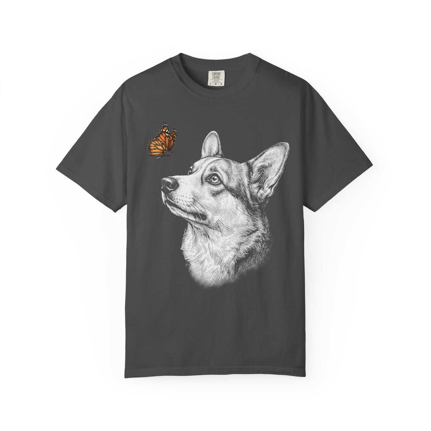 Hello Butterfly Corgi T-Shirt