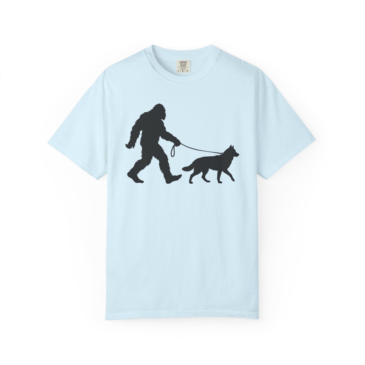 Bigfoot's Siberian Husky T-Shirt in Chambray from When Dogs Fly