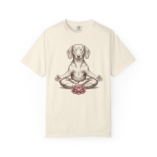 Dachshund State of Mind T-Shirt in Ivory from When Dogs Fly