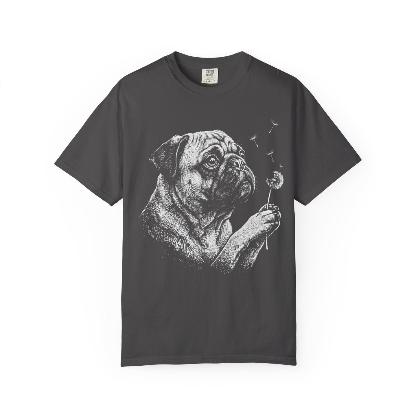 Pug Dandelion Seeds T-Shirt