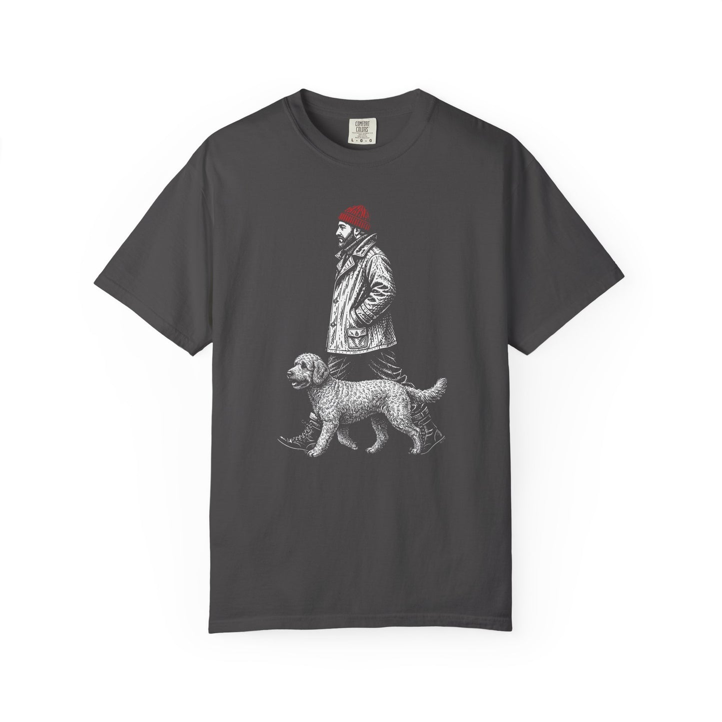 Good Company Vintage Labradoodle T-Shirt in Graphite from When Dogs Fly