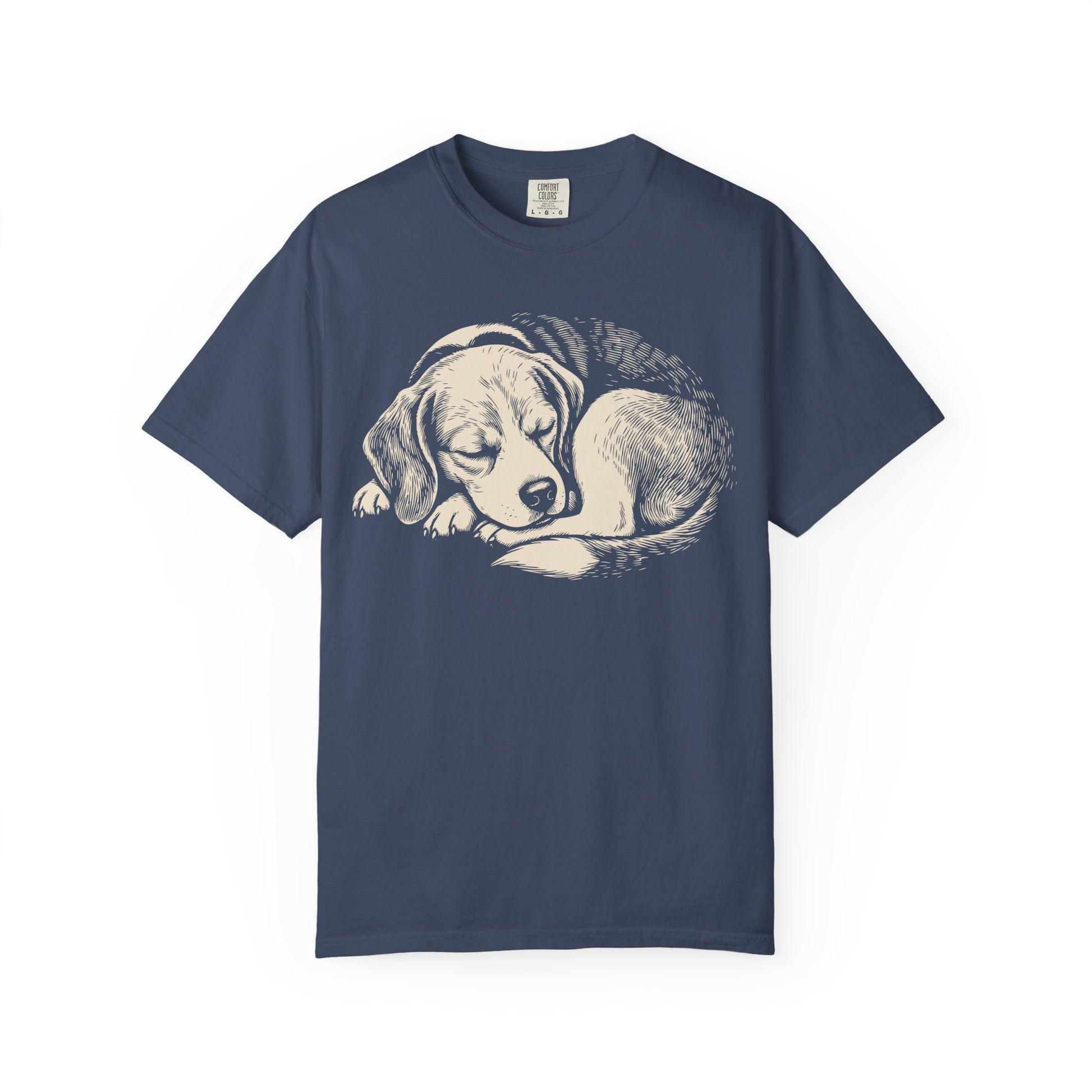 Cozy Nap Time Beagle T-Shirt from When Dogs Fly
