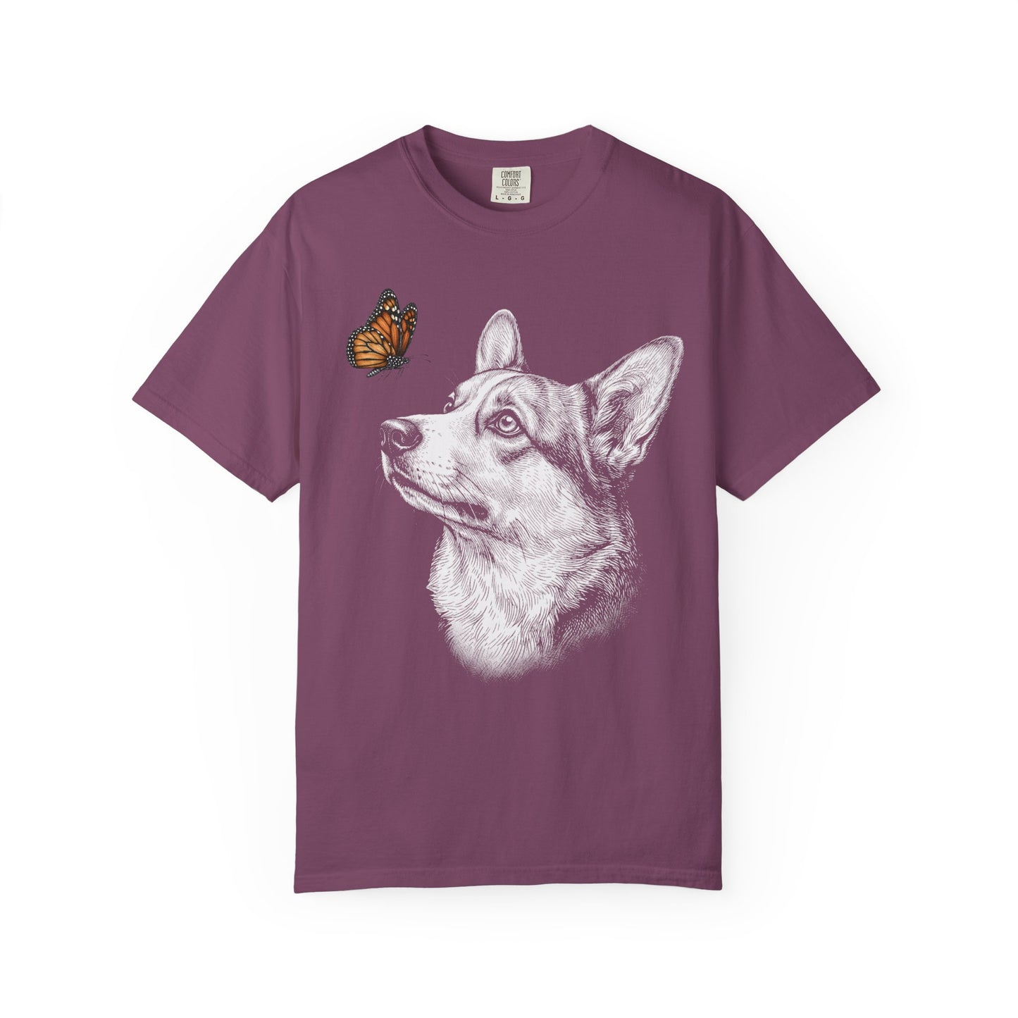 Hello Butterfly Corgi T-Shirt